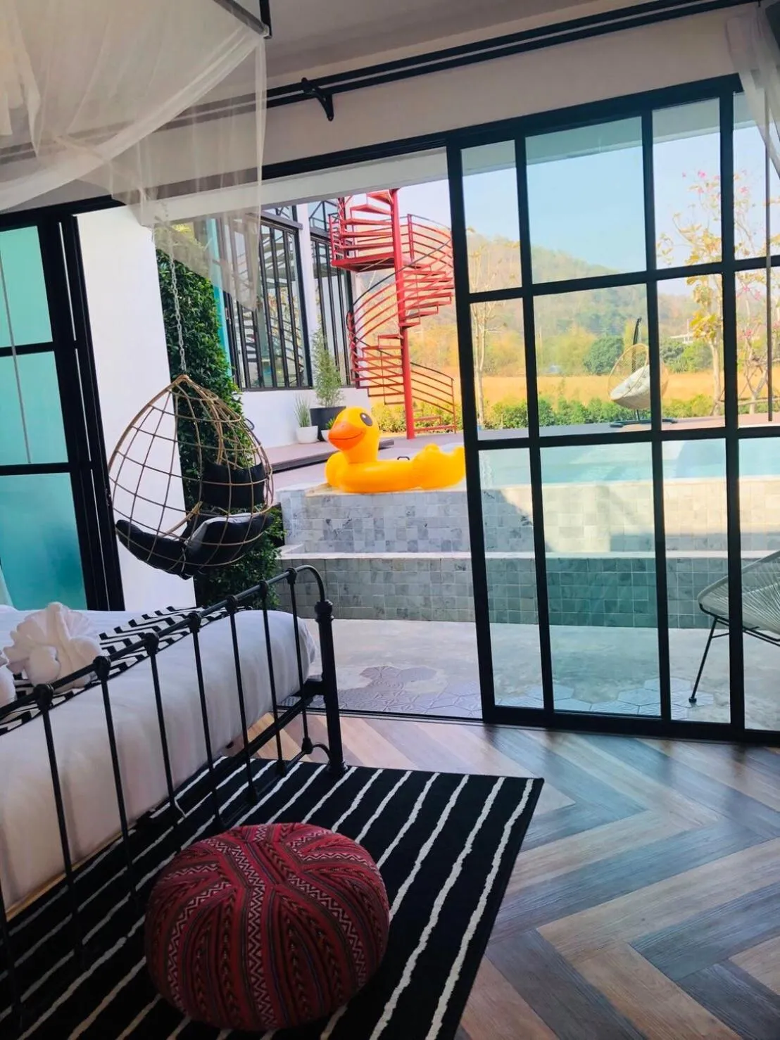 Balcony/Terrace in Adoor hotel Khao Yai