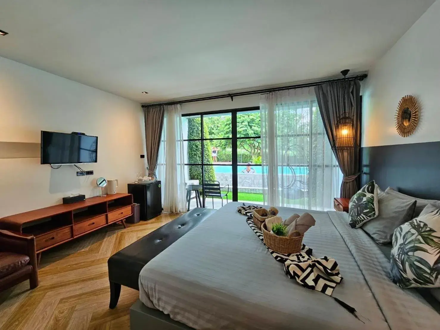 Bed in Adoor hotel Khao Yai Bed in Adoor hotel Khao Yai