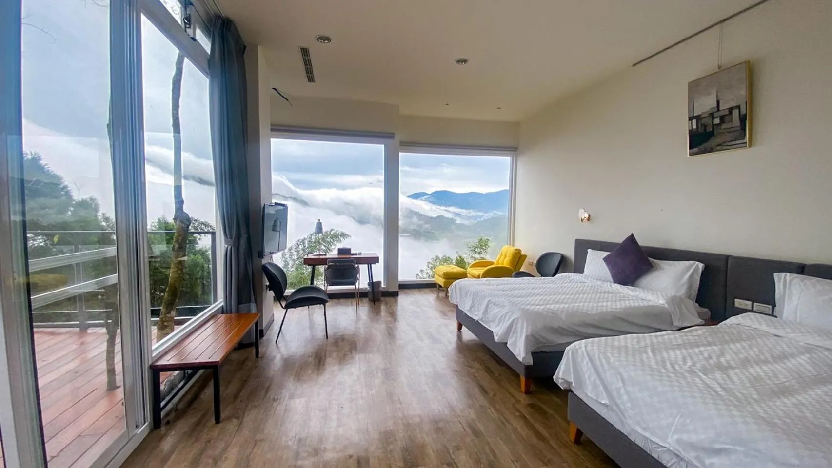 Bed in SunSweet House