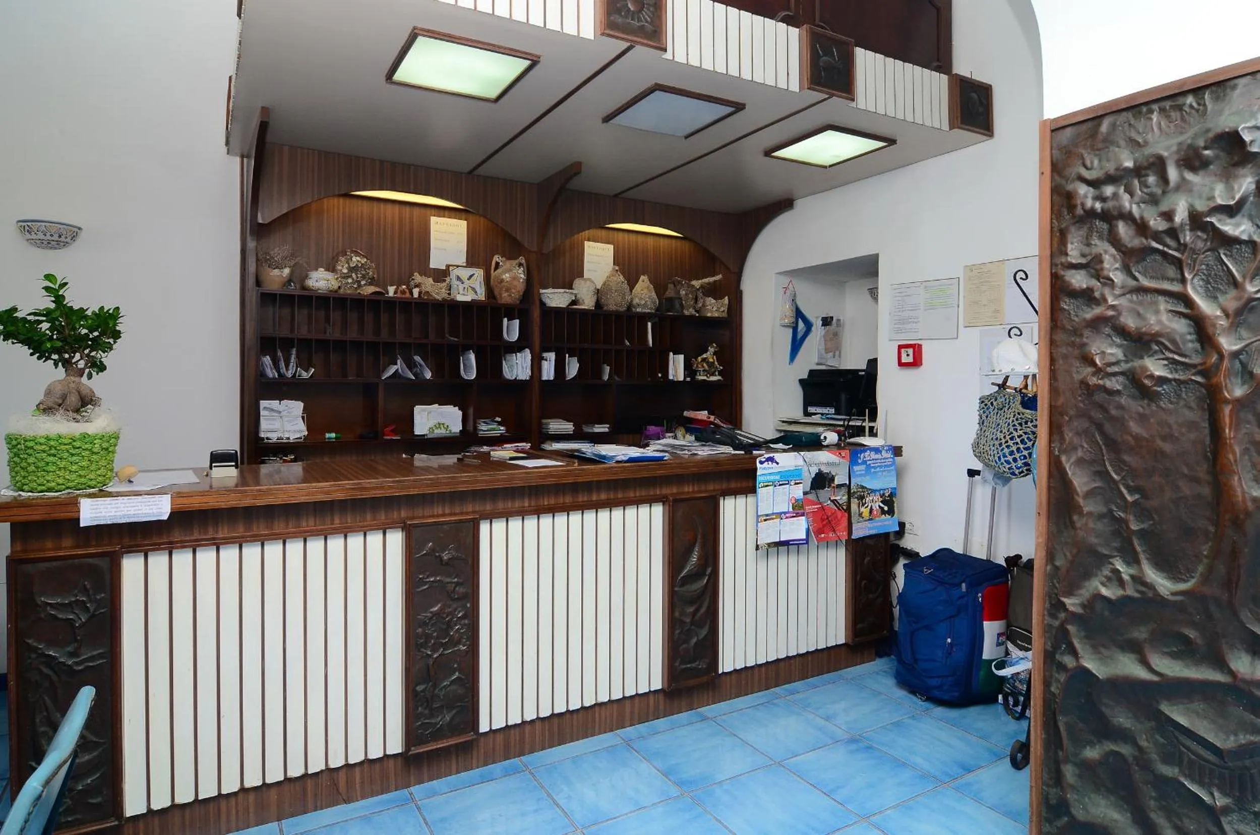 Lobby or reception in Hotel Terme Marina