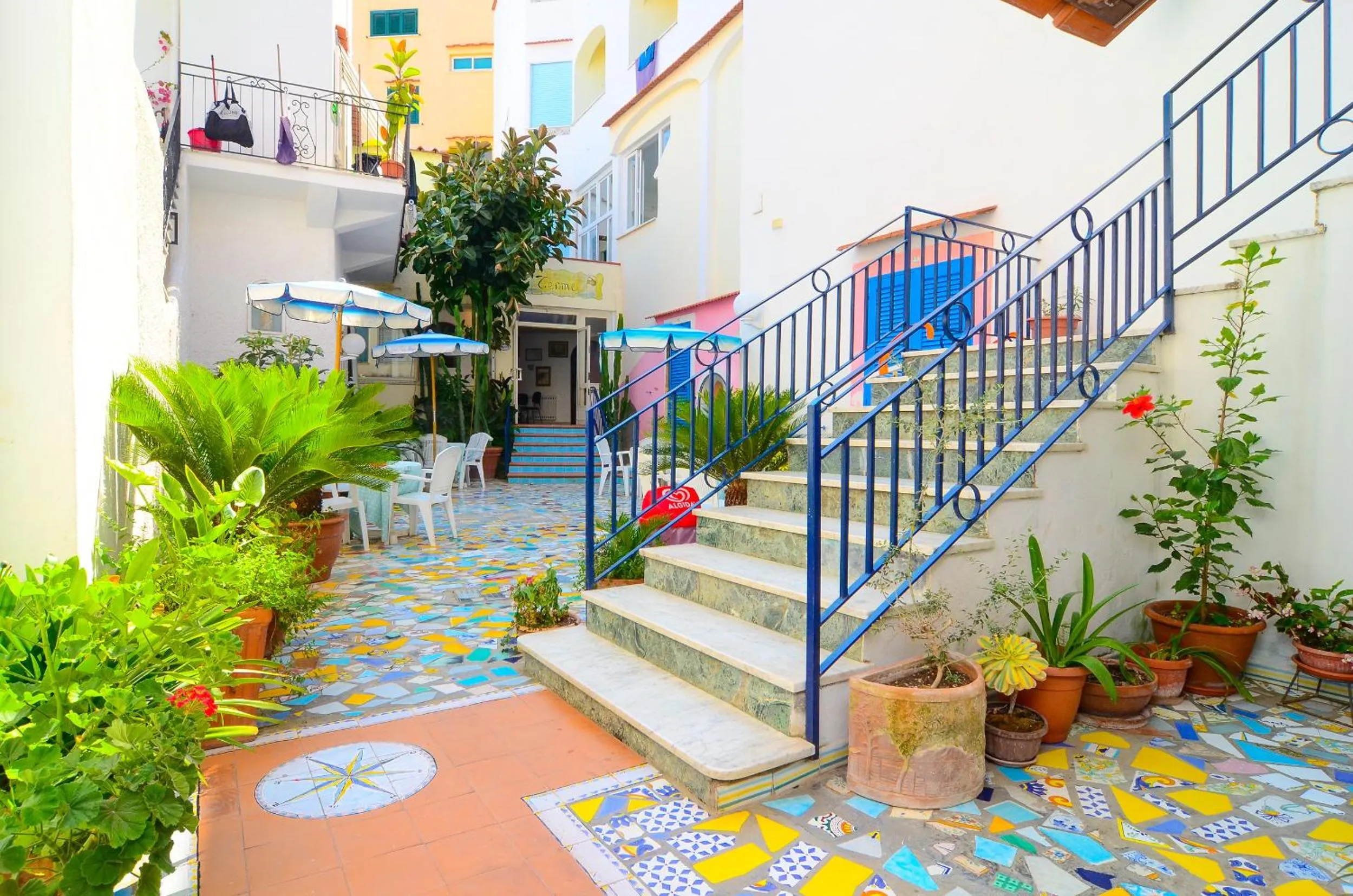 Decorative detail in Hotel Terme Marina