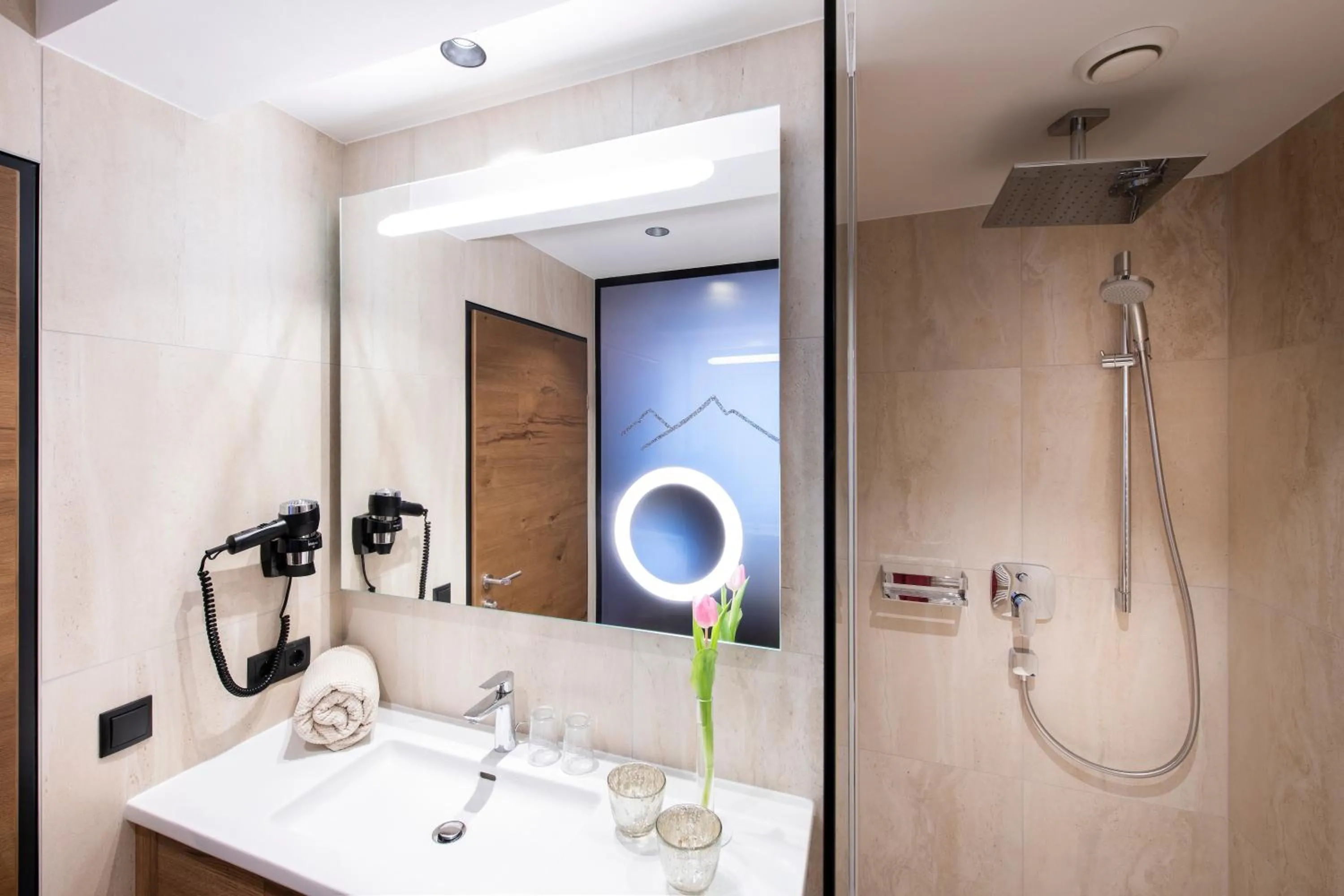 Shower in Wohlfühlhotel Innertalerhof