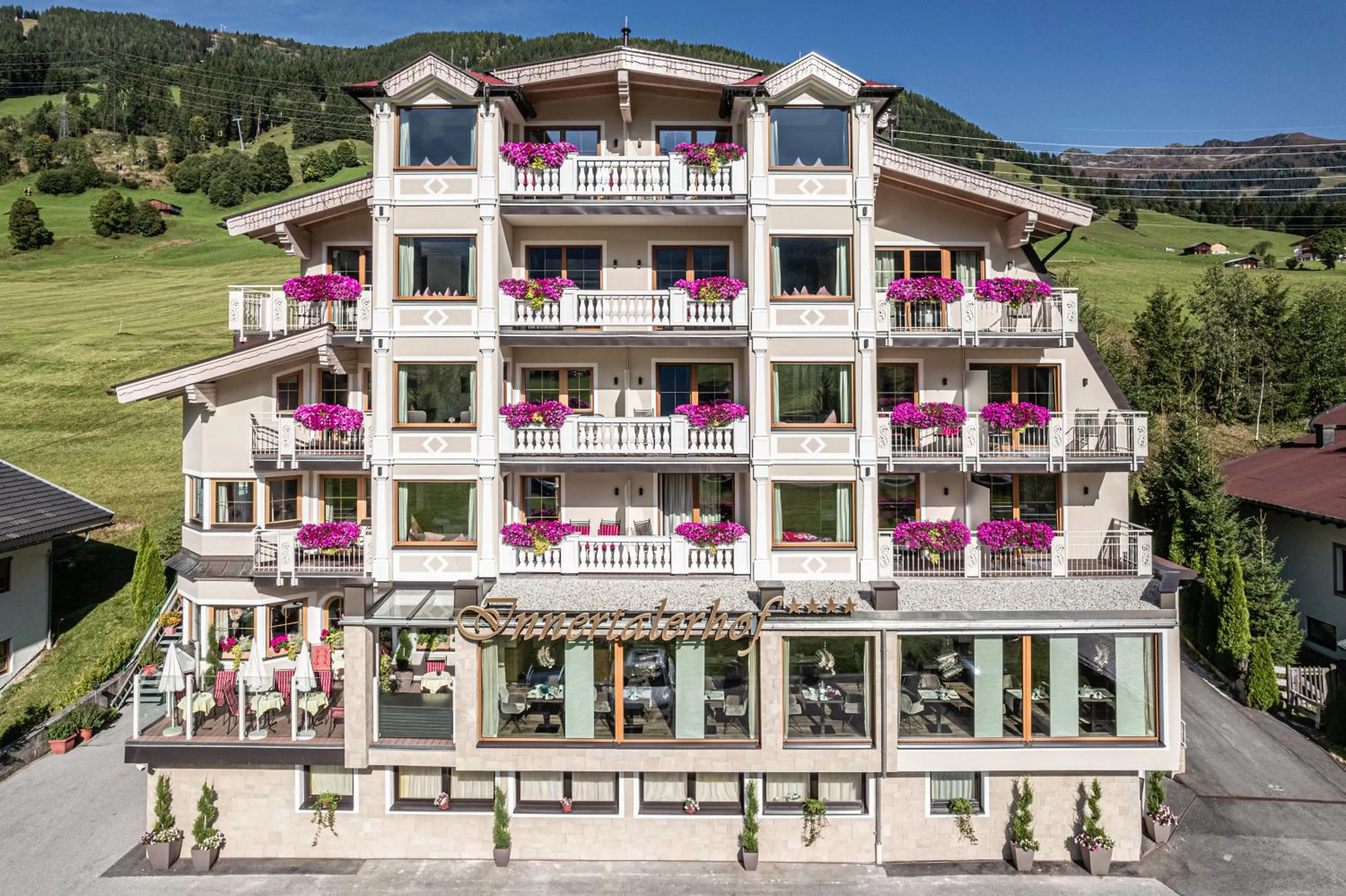Property building in Wohlfühlhotel Innertalerhof