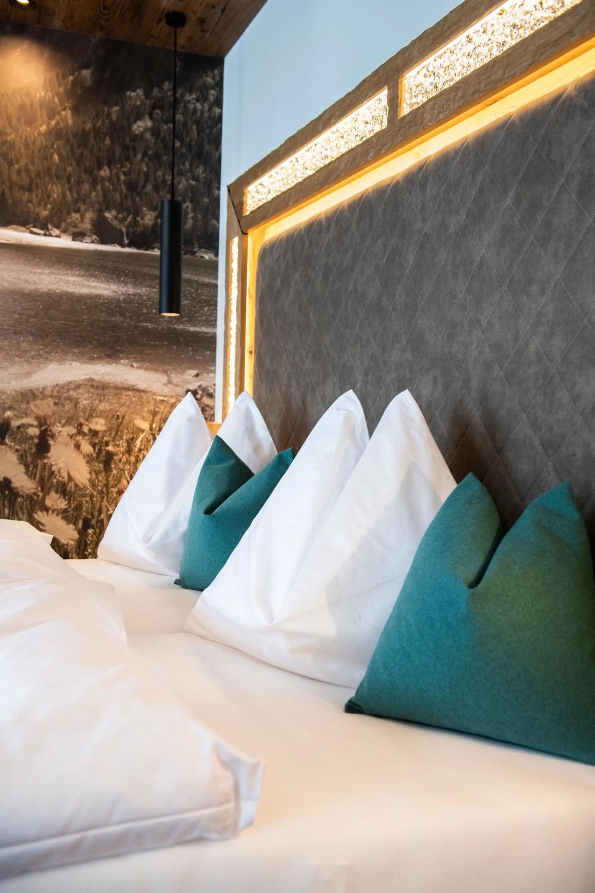 Bed in Wohlfühlhotel Innertalerhof