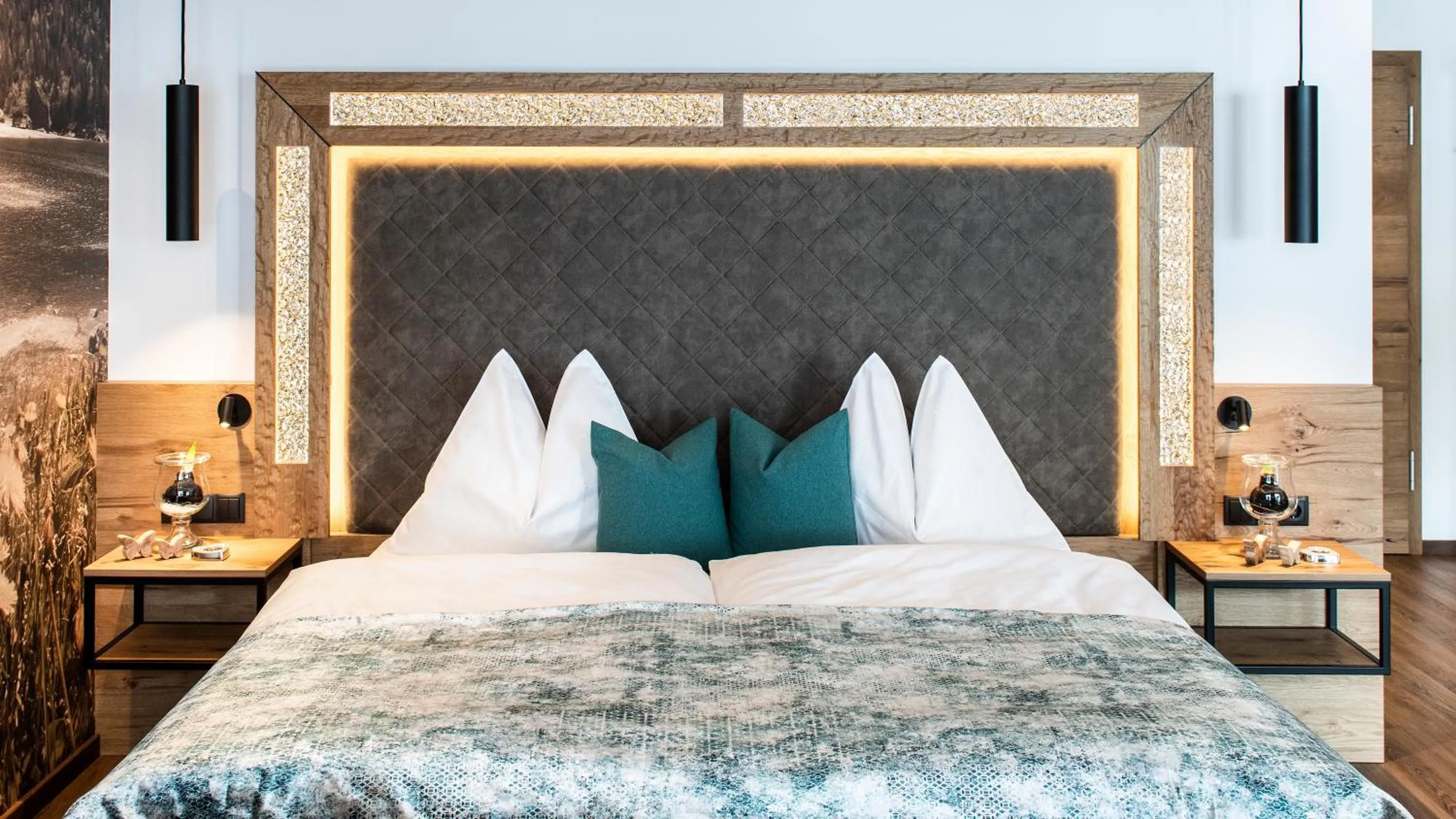 Bed in Wohlfühlhotel Innertalerhof