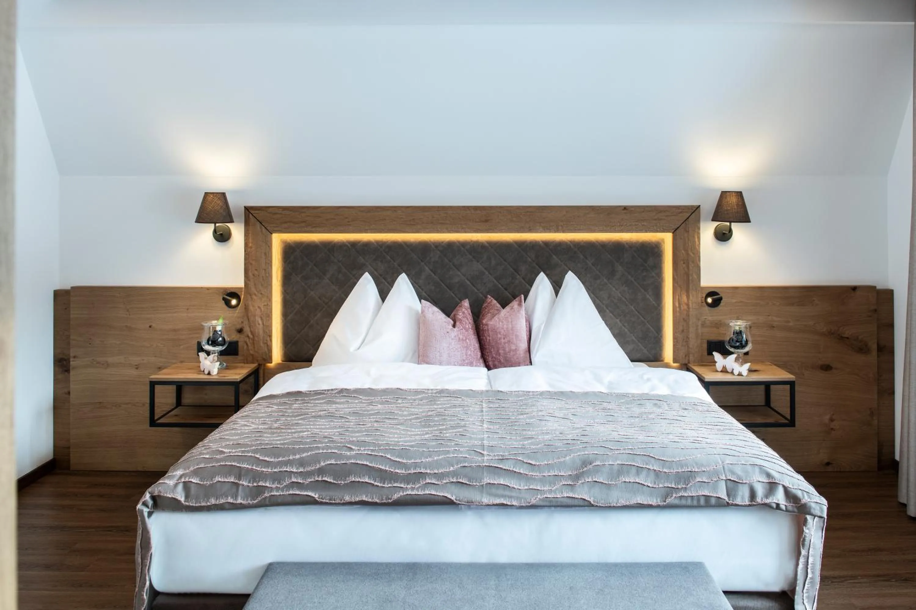 Bed in Wohlfühlhotel Innertalerhof