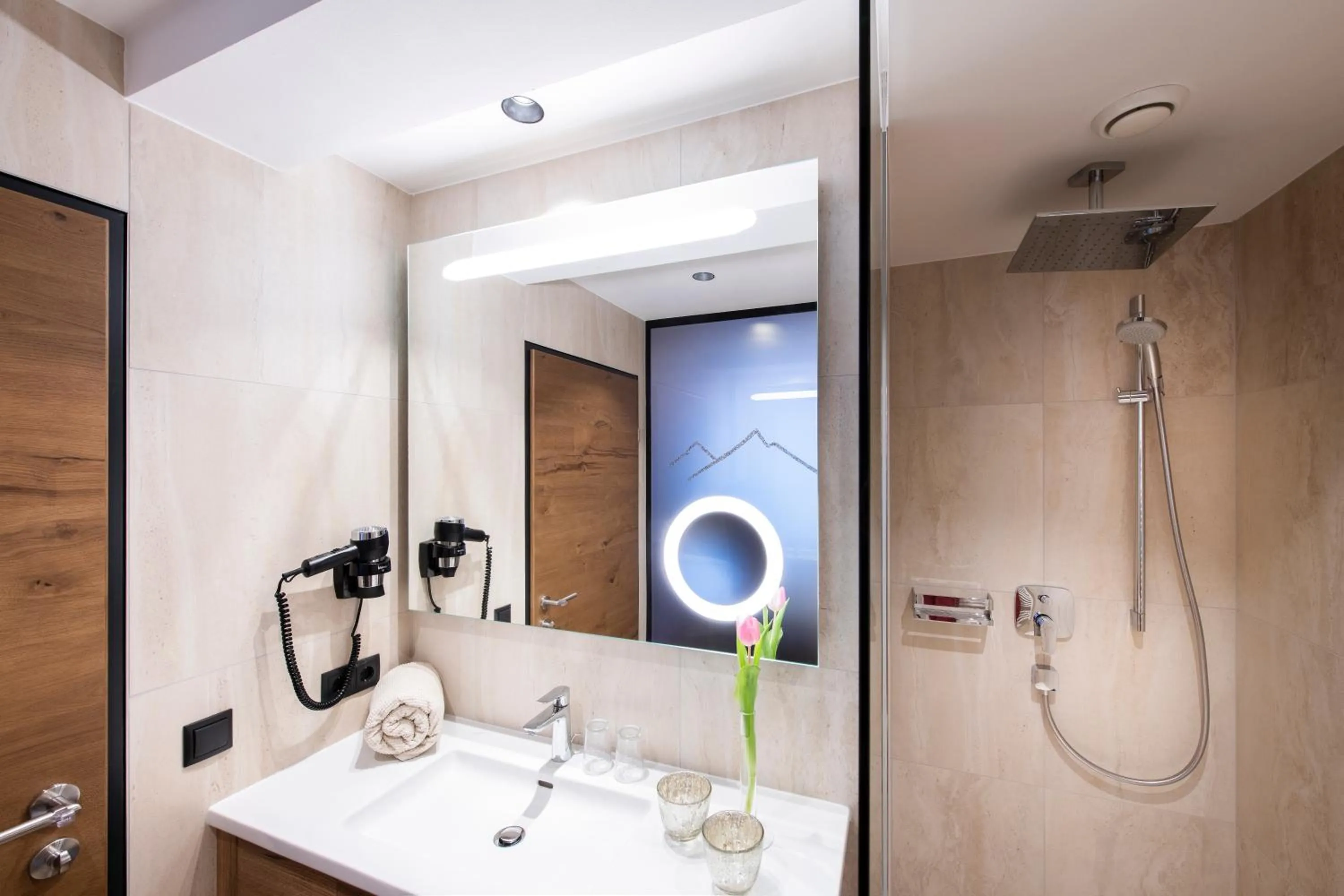 Shower in Wohlfühlhotel Innertalerhof