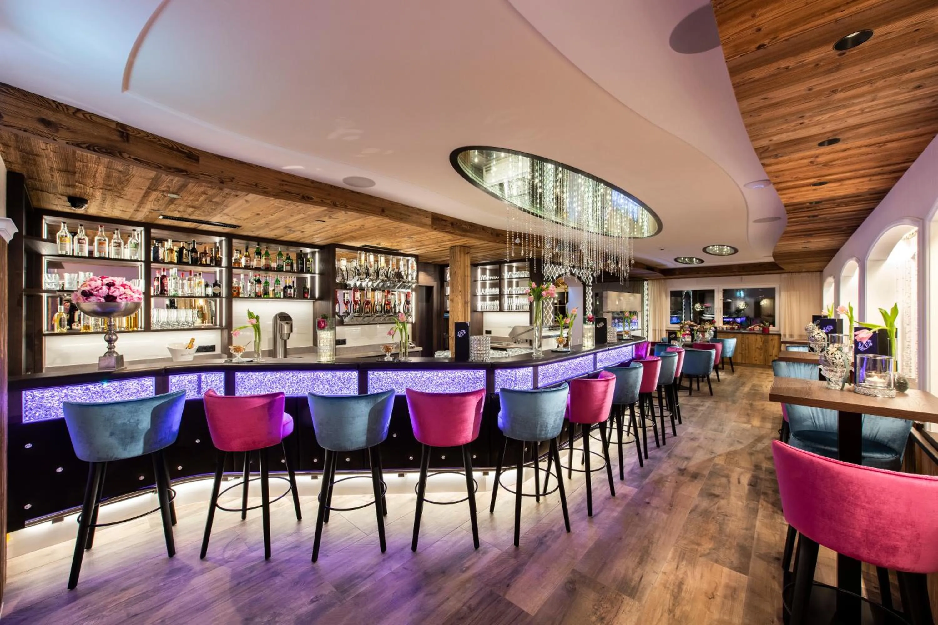 Lounge or bar in Wohlfühlhotel Innertalerhof