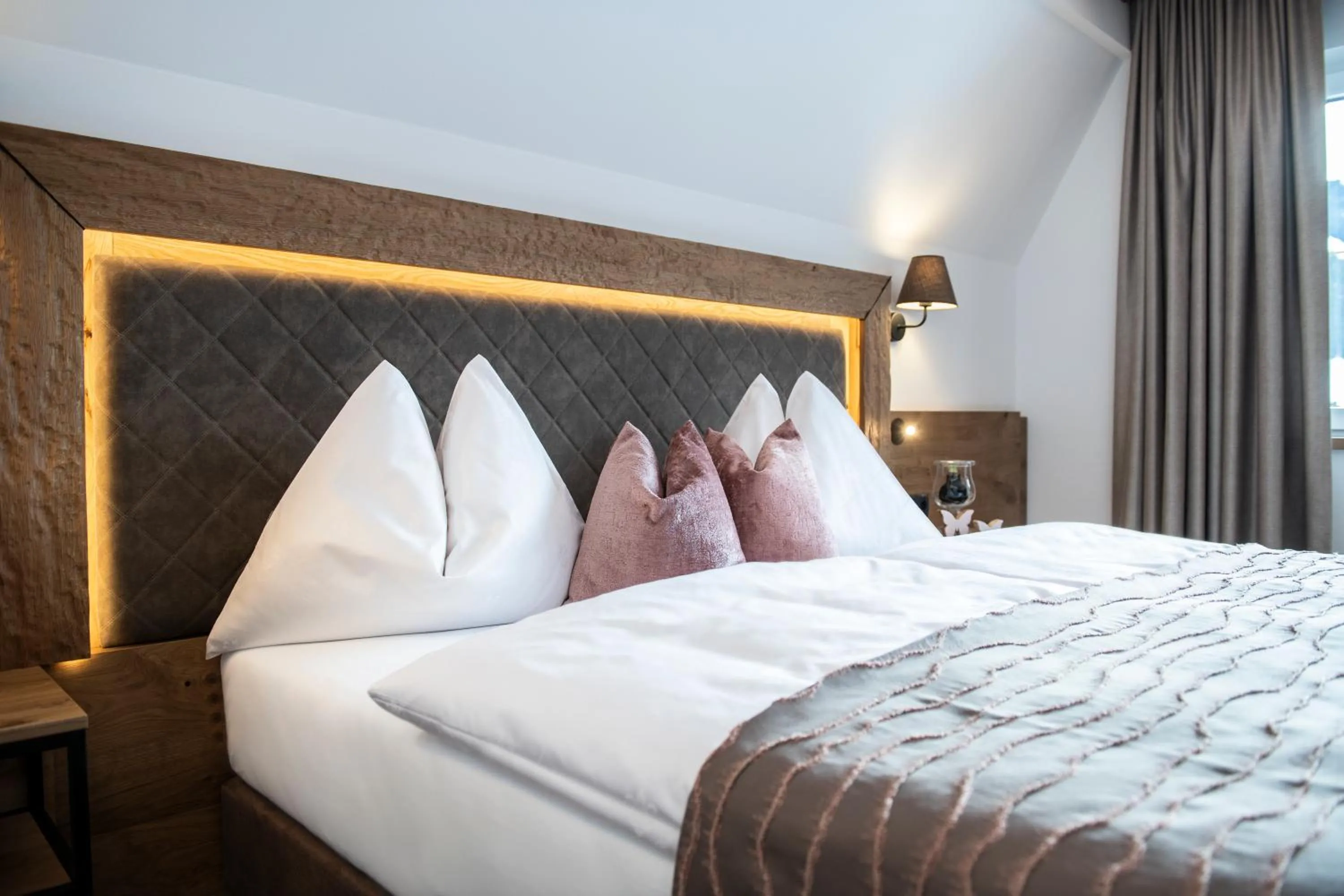 Bed in Wohlfühlhotel Innertalerhof