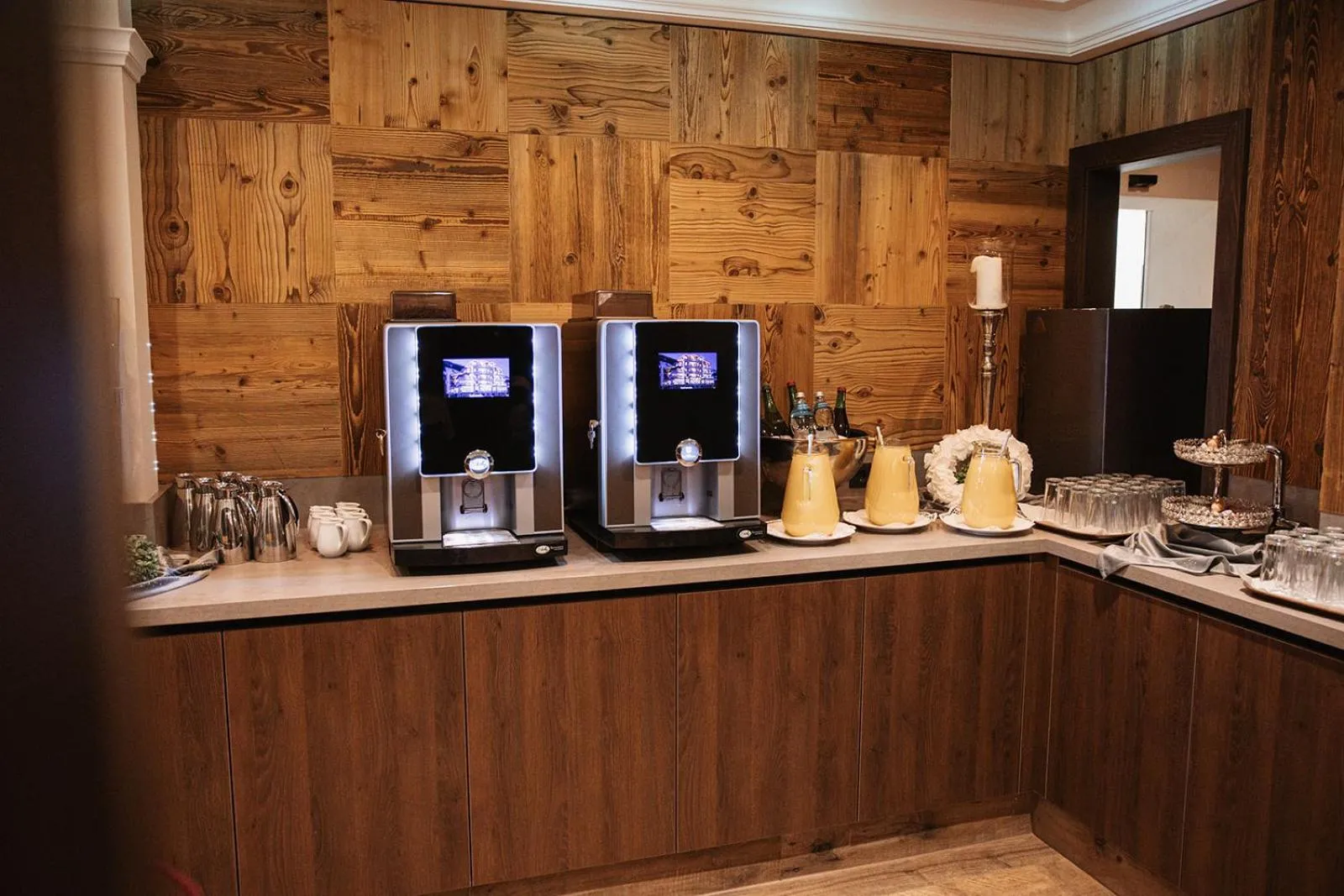 Buffet breakfast in Wohlfühlhotel Innertalerhof