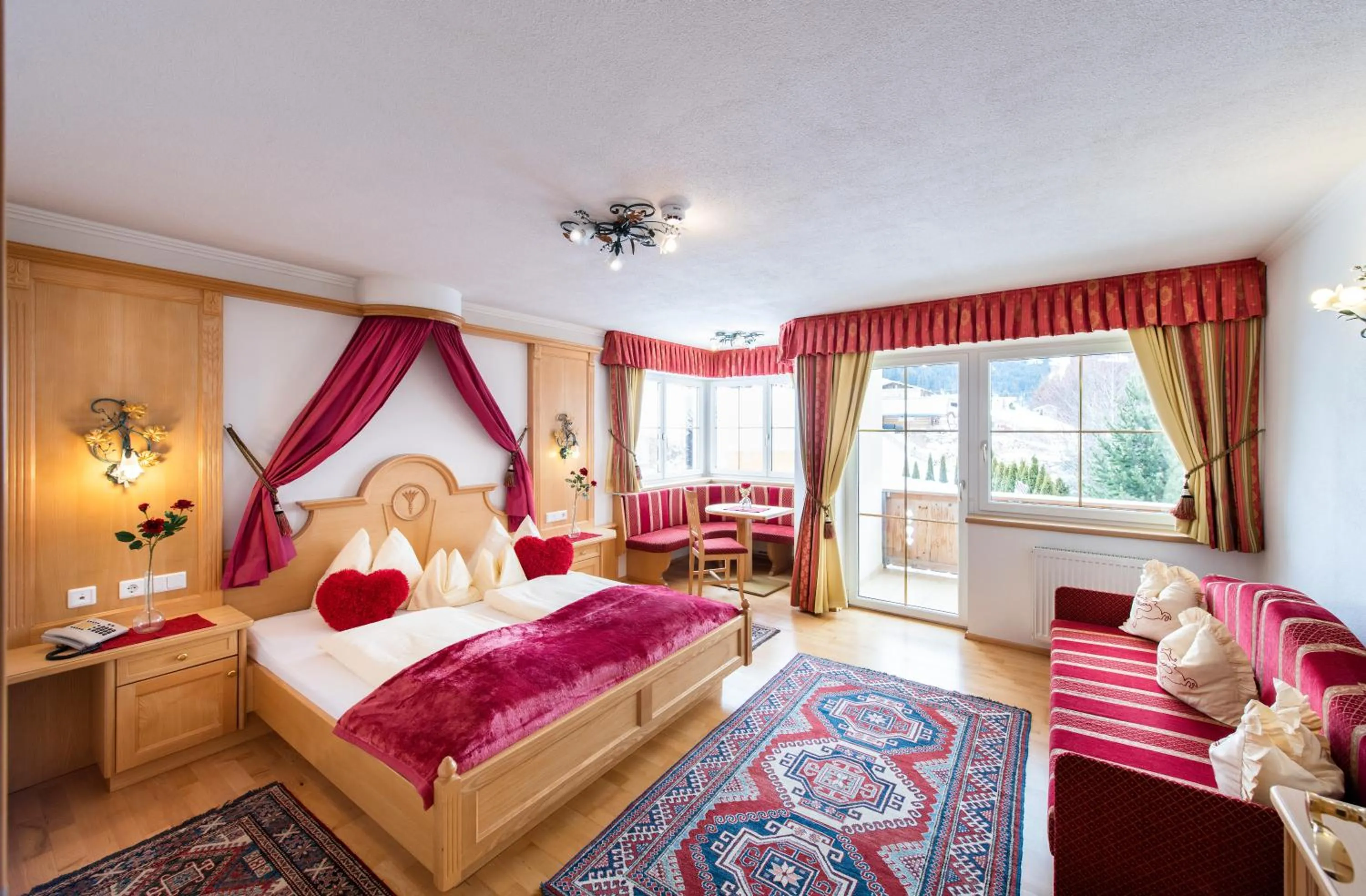 Bed in Wohlfühlhotel Innertalerhof