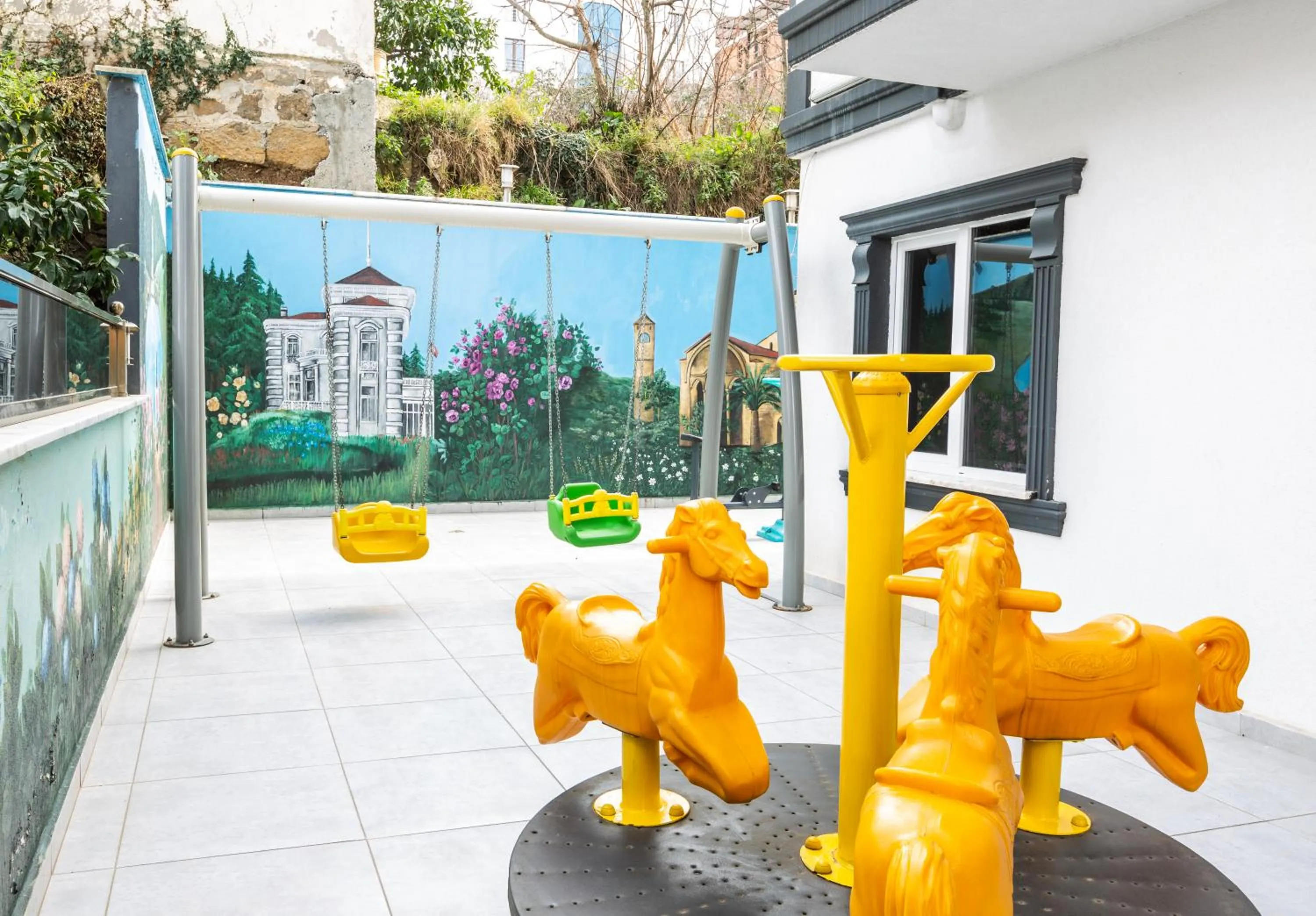 Children play ground in Alya Hotel