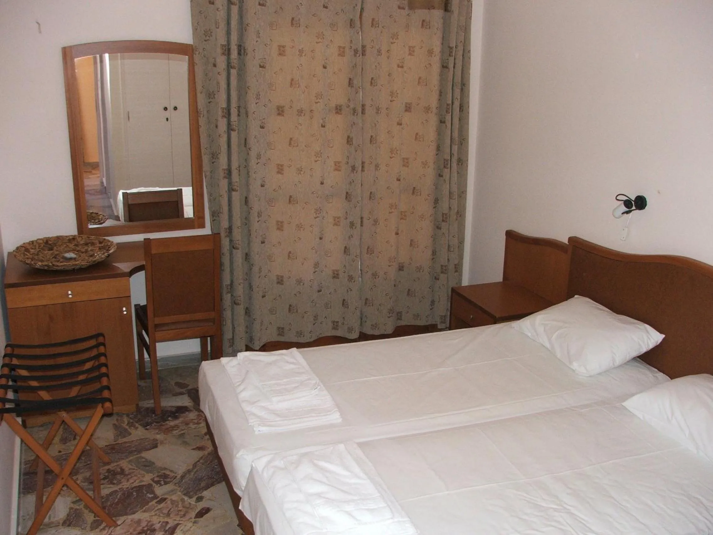 Decorative detail, Bed in Sappho Hotel