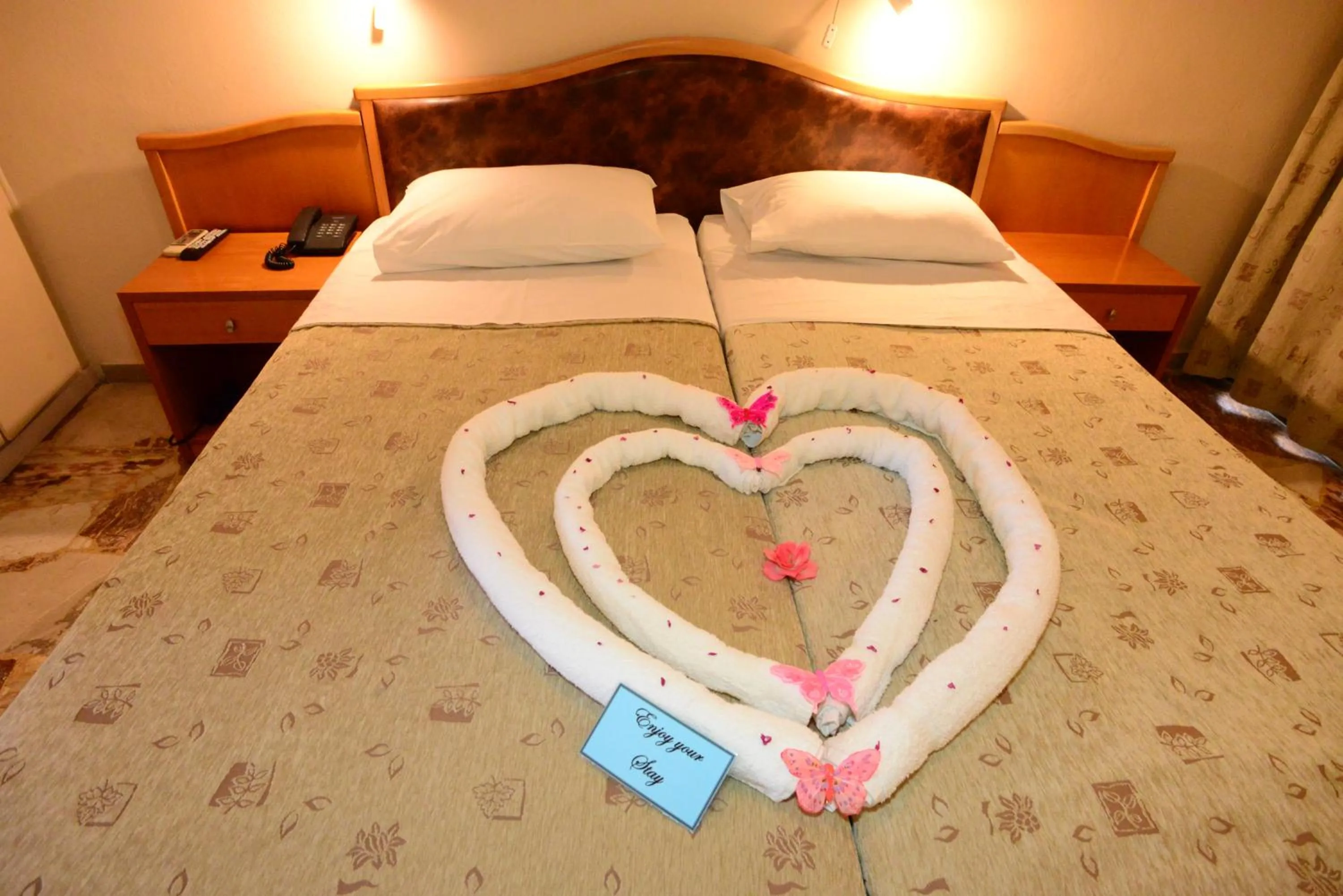 Decorative detail, Bed in Sappho Hotel