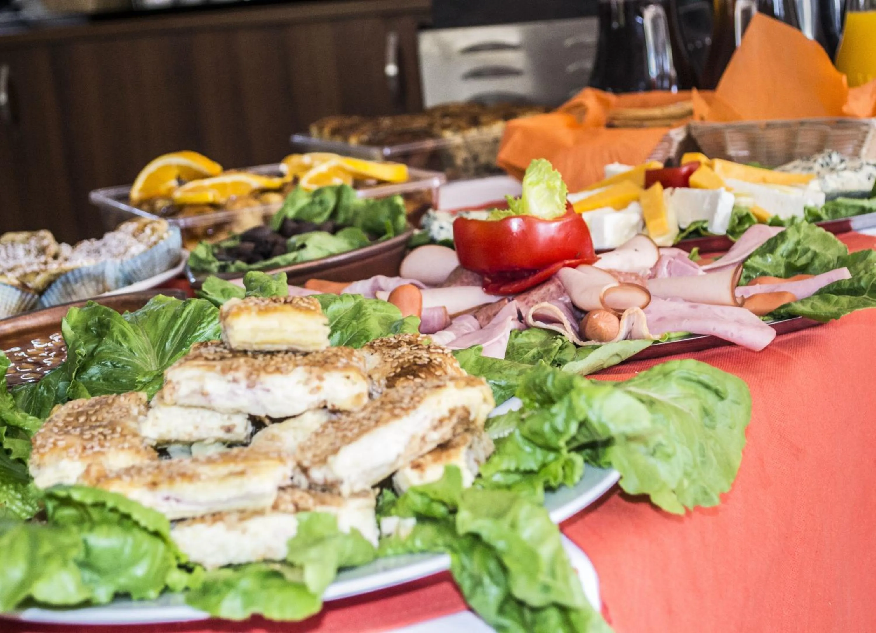 Continental breakfast in Sappho Hotel
