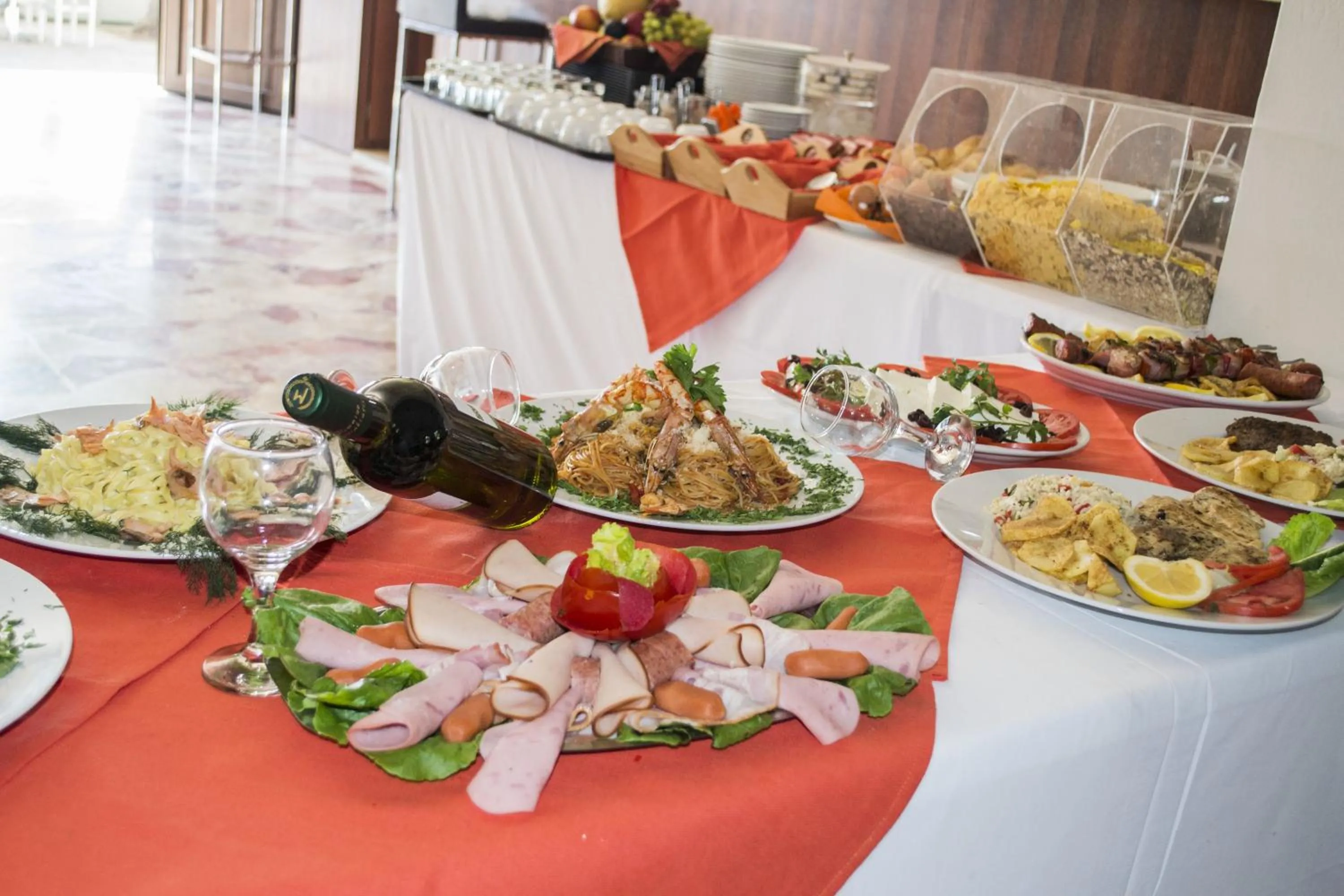 Continental breakfast in Sappho Hotel