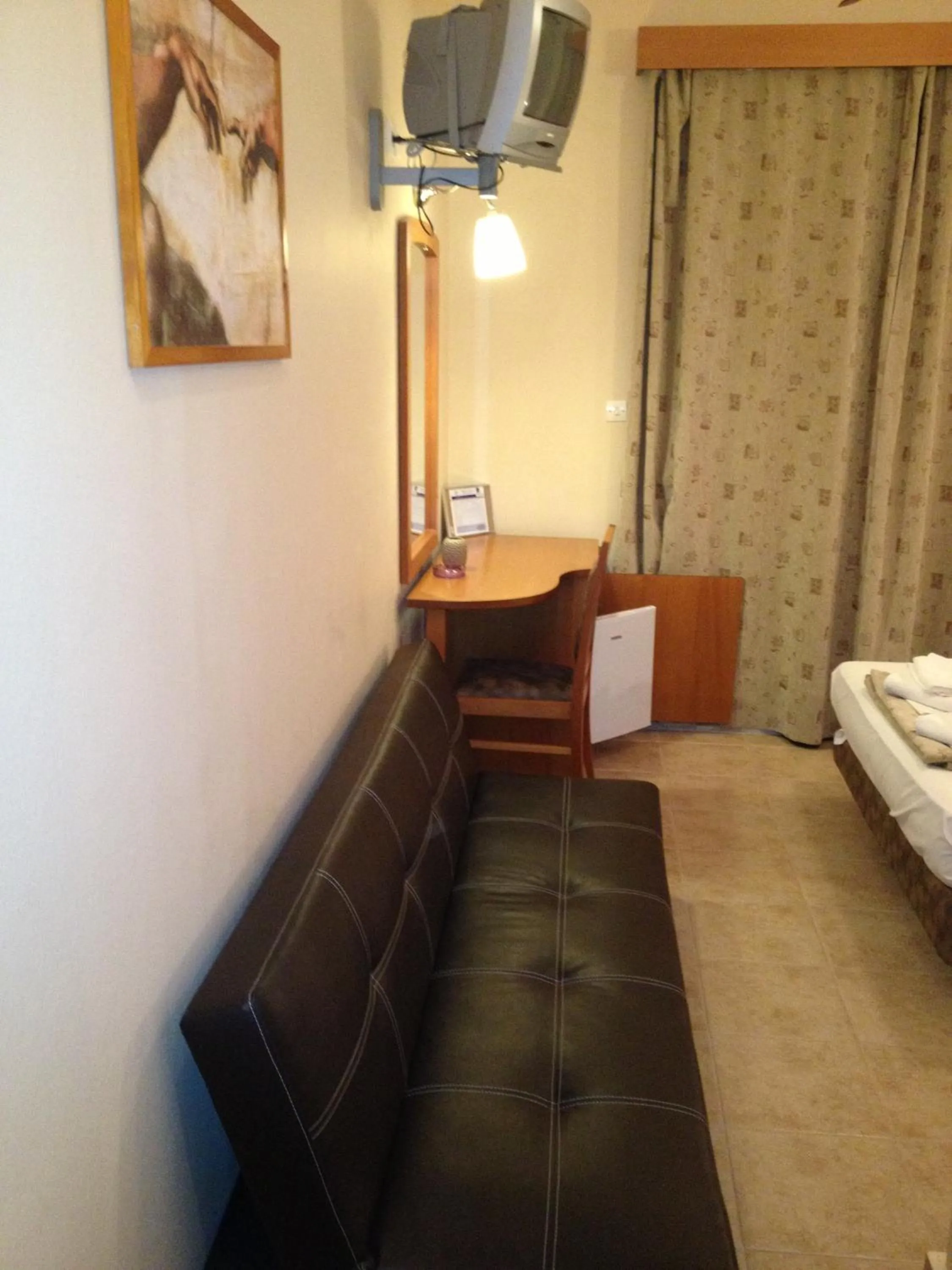 Decorative detail, Bed in Sappho Hotel