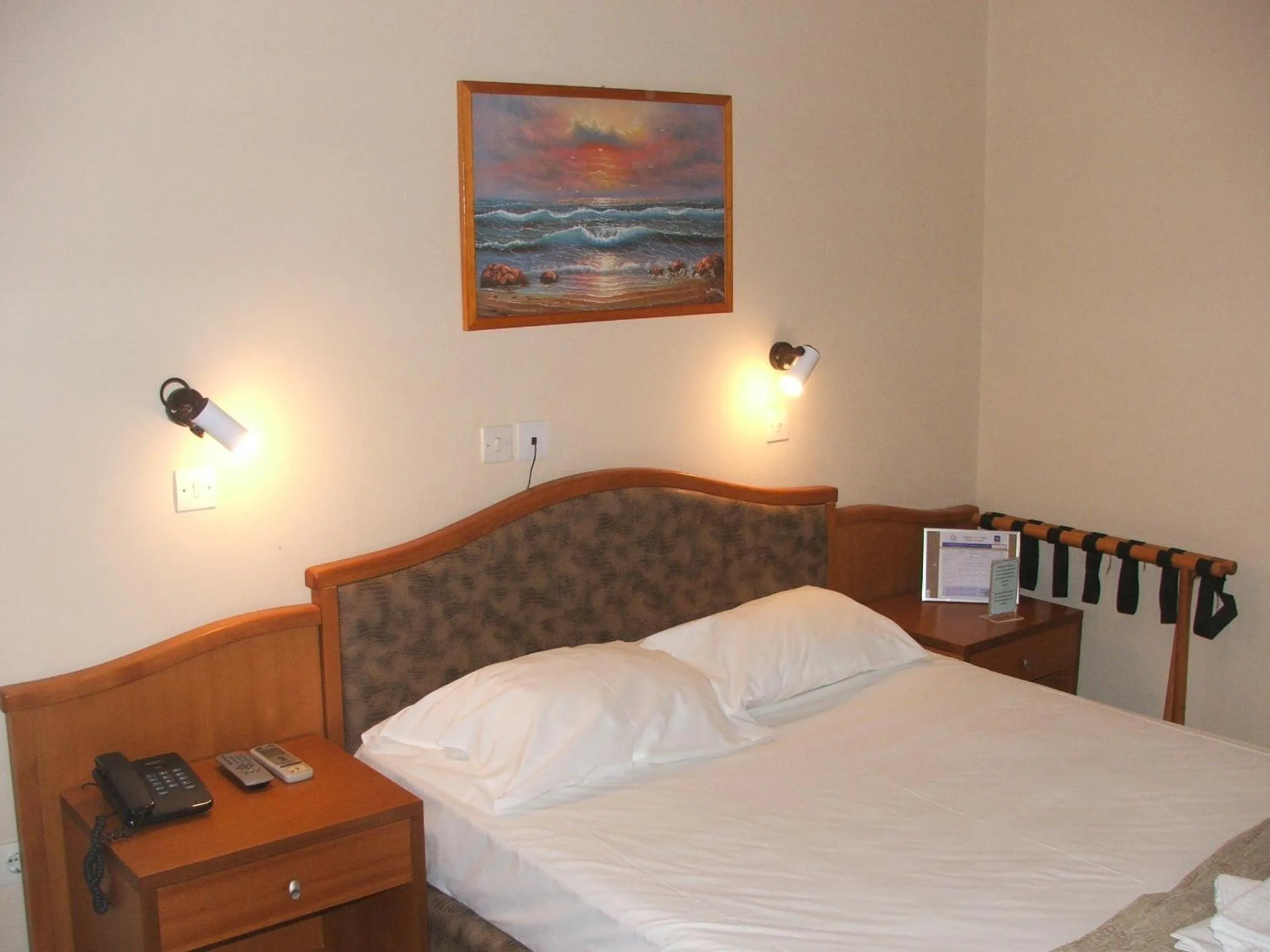 Decorative detail, Bed in Sappho Hotel