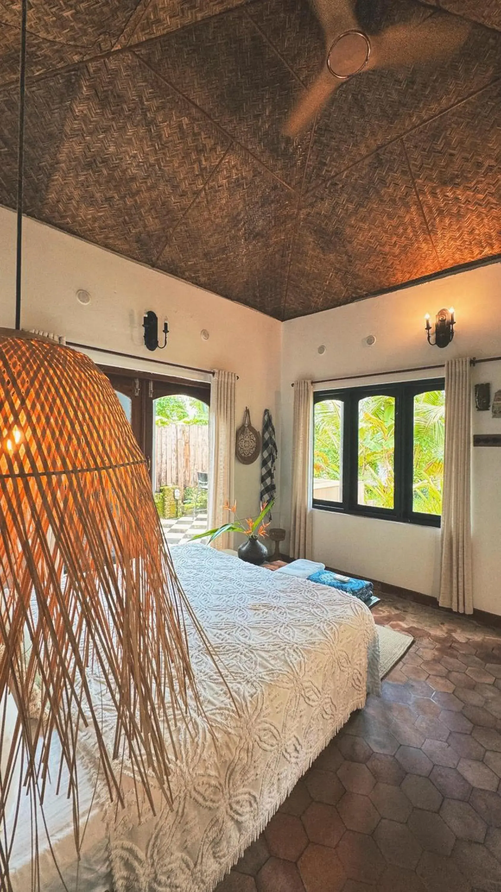 Double Room with Patio in Sunsets and Palm Trees Double Room with Patio in Sunsets and Palm Trees
