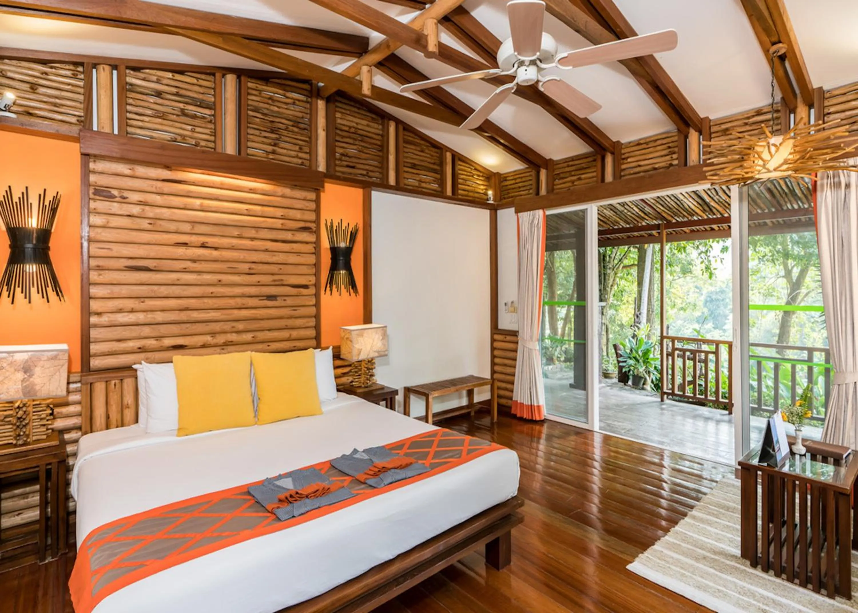 Bedroom, Bed in Home Phutoey River Kwai Hotspring & Nature Resort