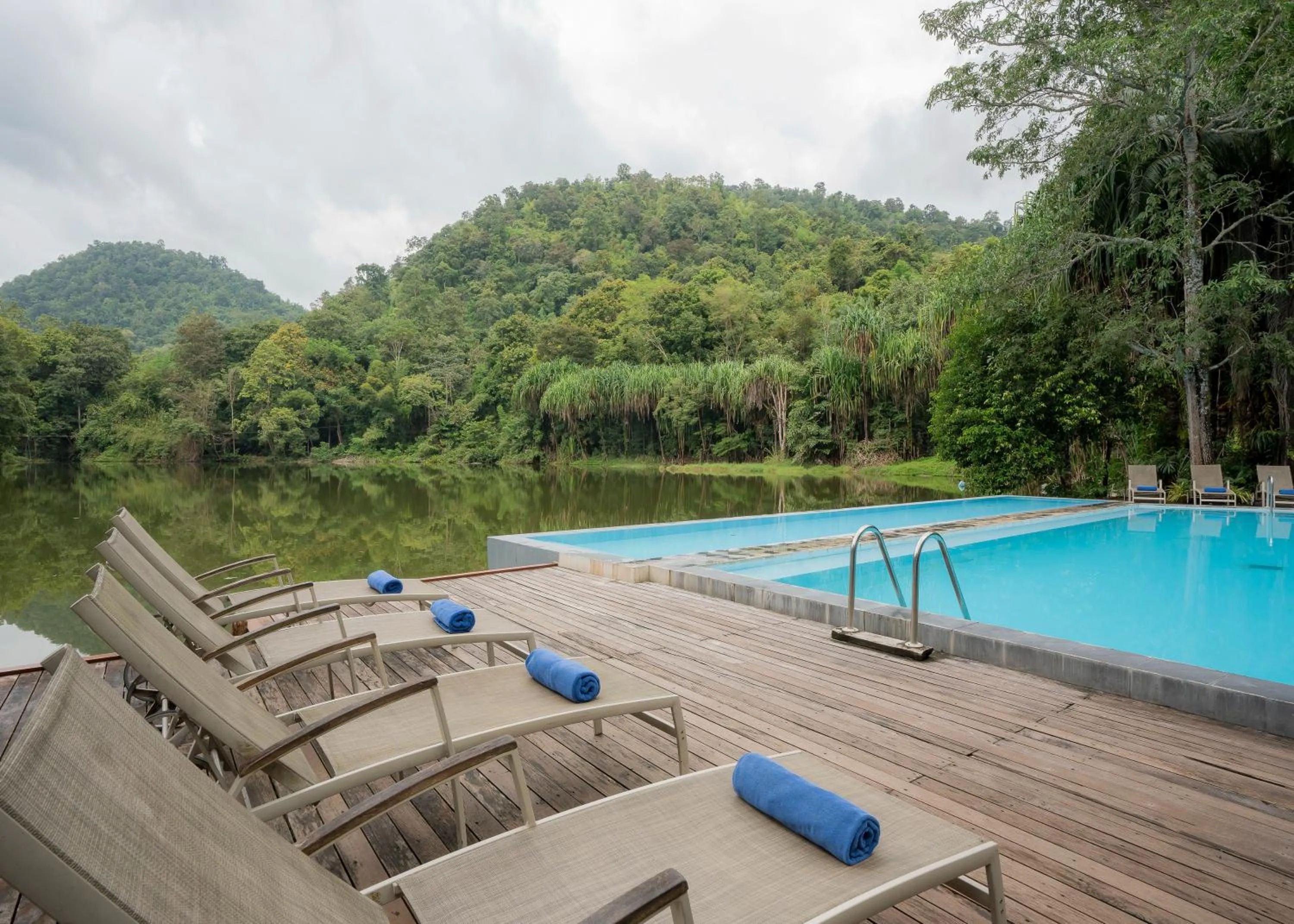 Swimming pool in Home Phutoey River Kwai Hotspring & Nature Resort