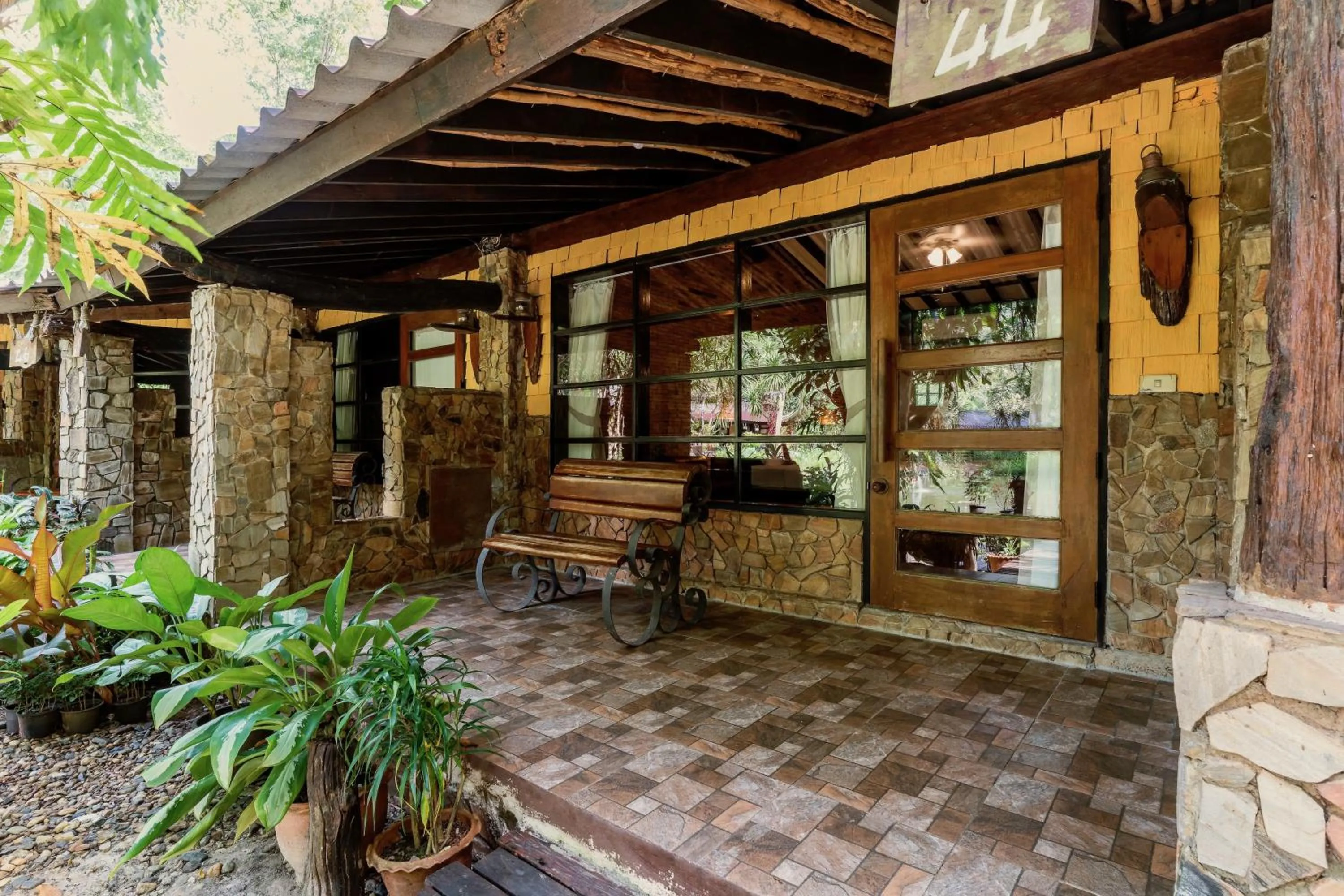 Balcony/Terrace in Home Phutoey River Kwai Hotspring & Nature Resort