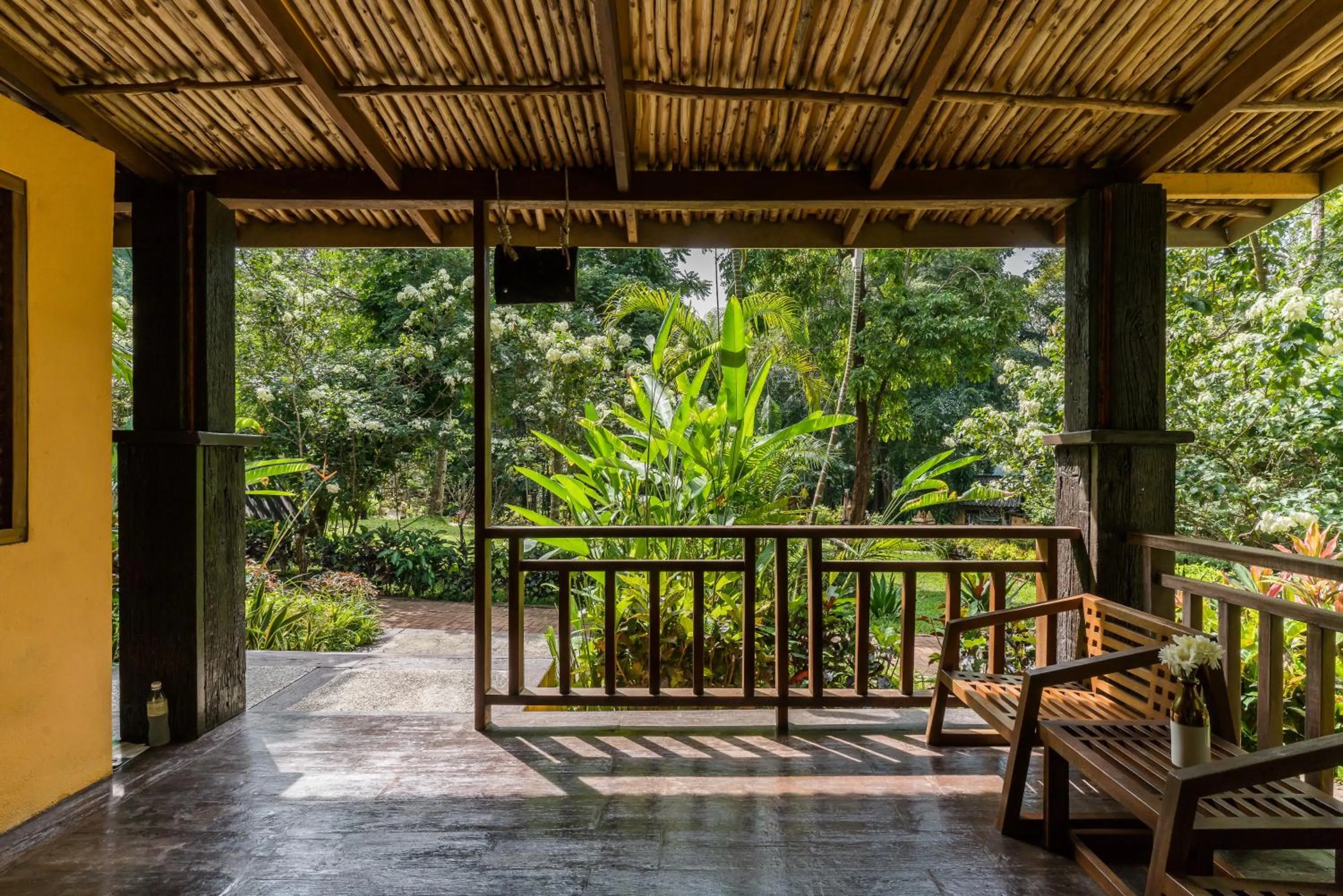 Balcony/Terrace in Home Phutoey River Kwai Hotspring & Nature Resort
