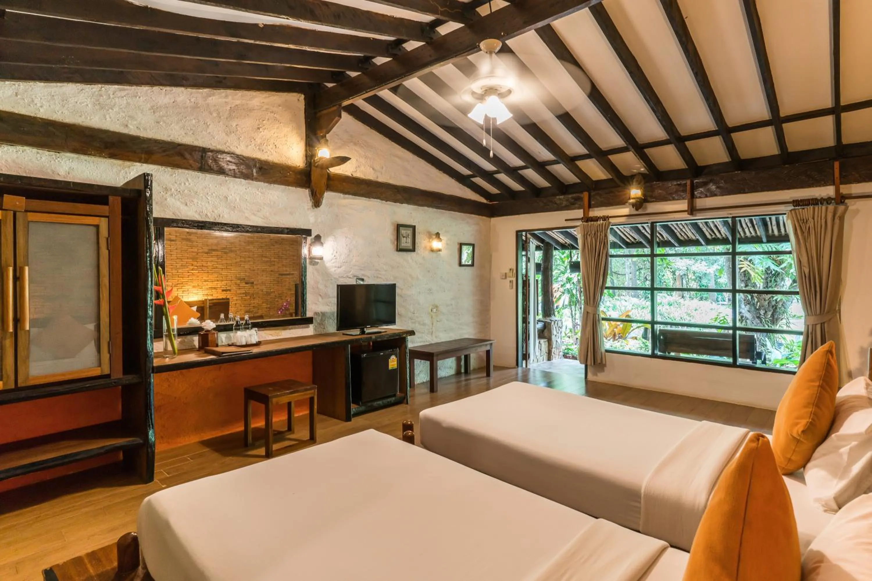 Bedroom, Bed in Home Phutoey River Kwai Hotspring & Nature Resort