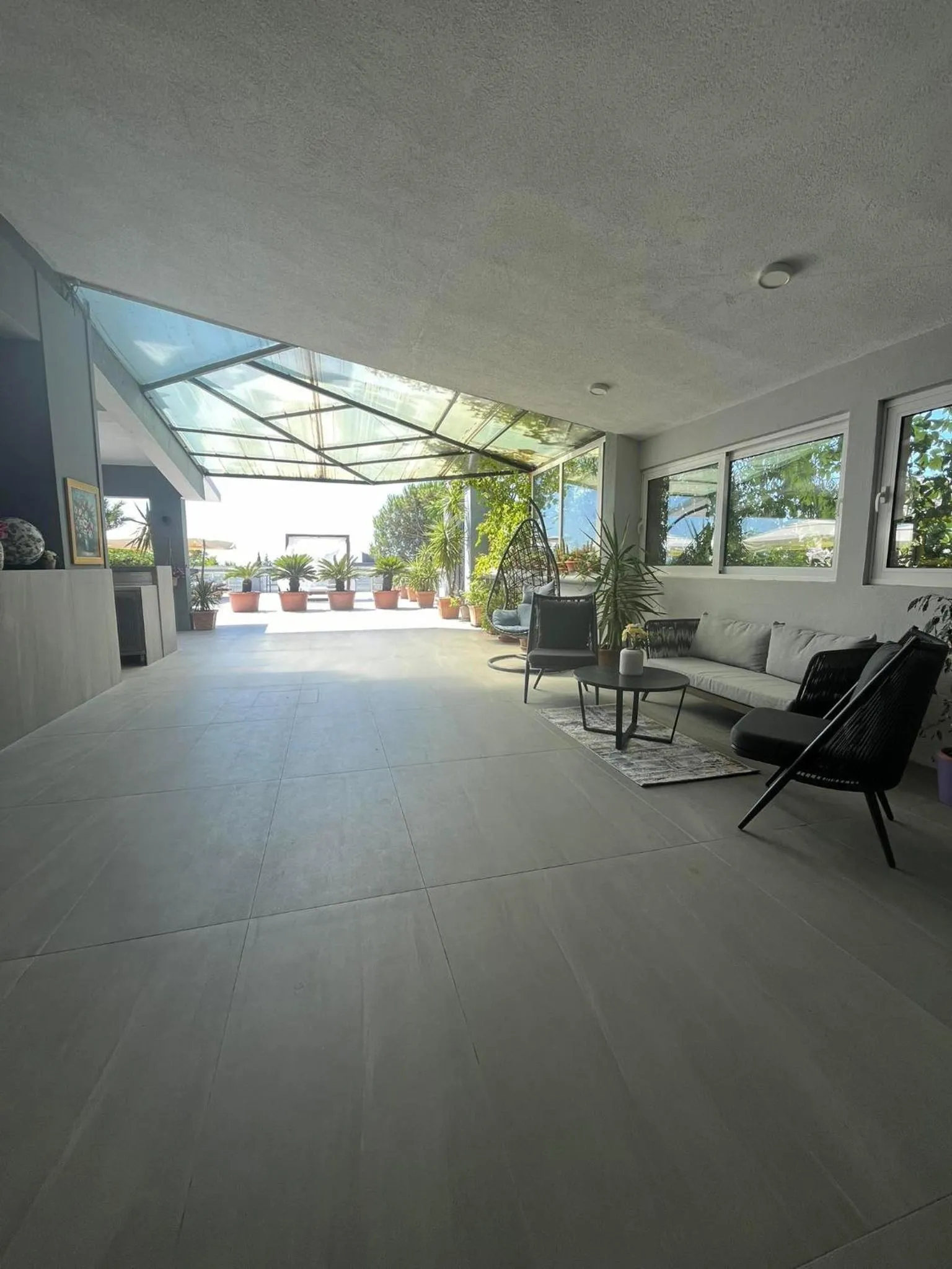 Seating area in Dela