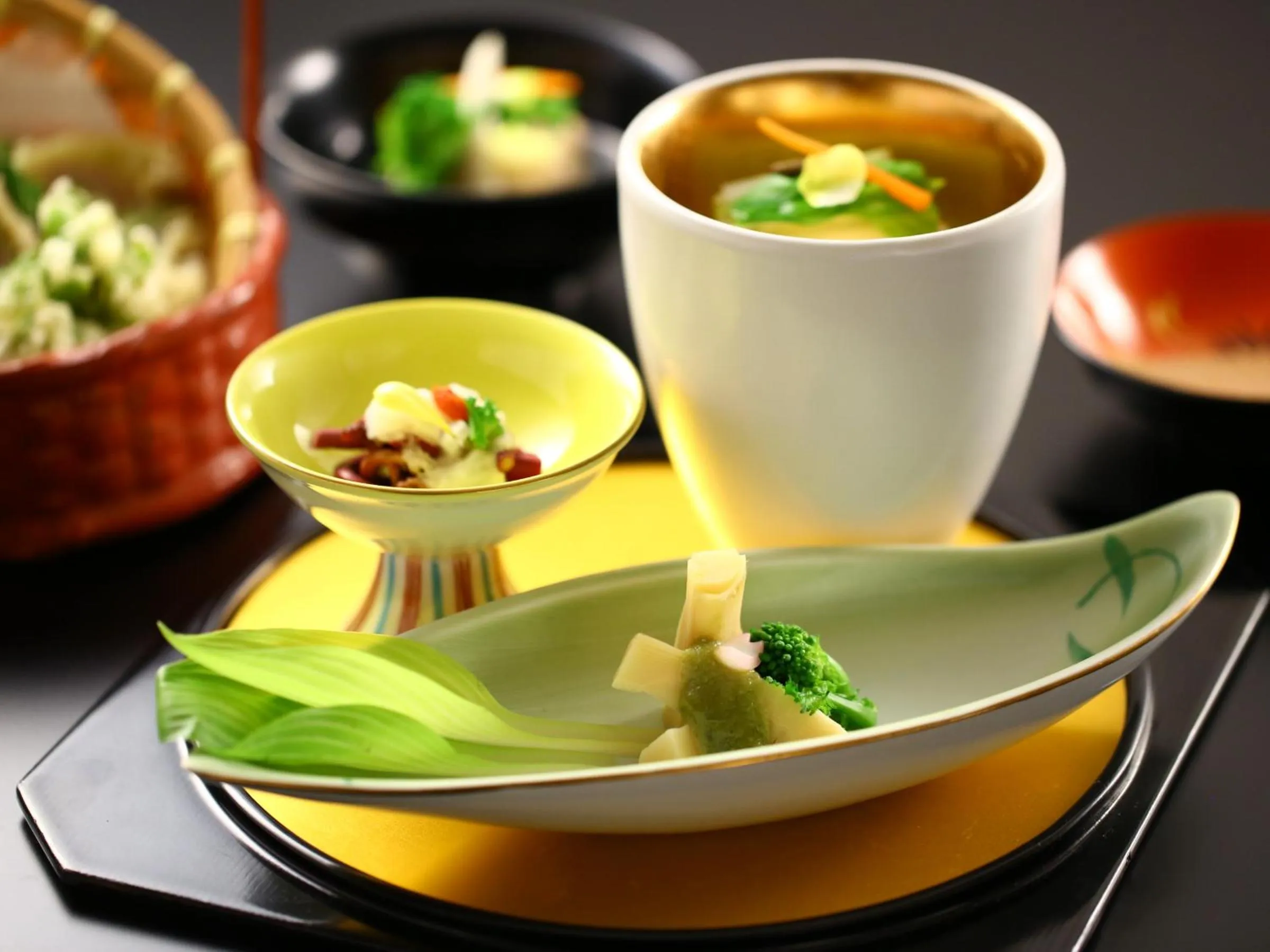 Food and drinks in Fukeikan 風景館