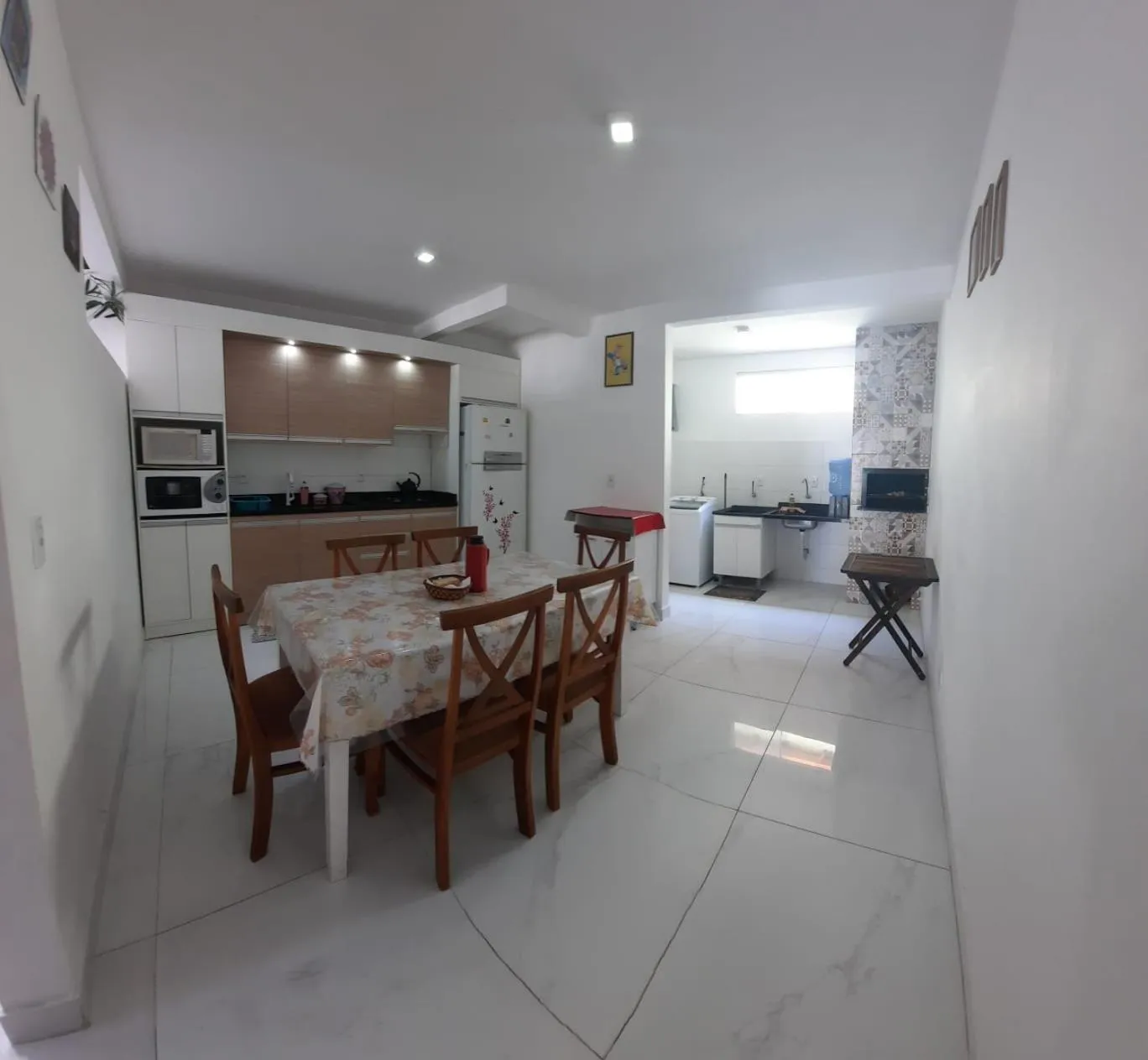 Kitchen or kitchenette in Casa na praia de ingleses