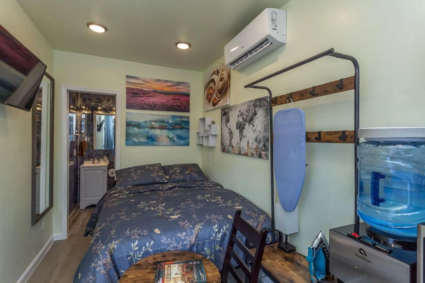 Bed in East Downtown Micro-luxe Container Living Pod #10