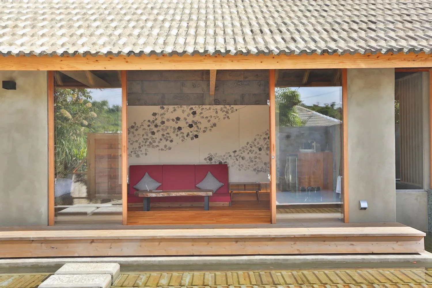 Balcony/Terrace in KAWASEMINOSU (MUKAKA VILLA)