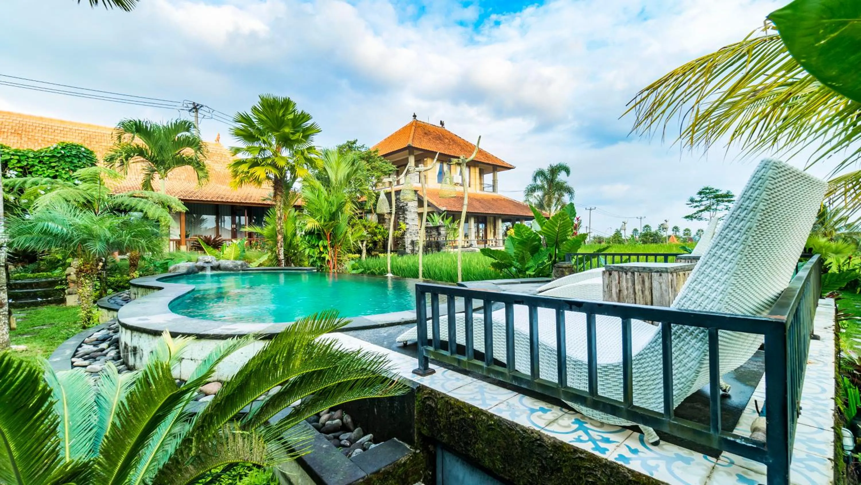 Swimming pool in Umakelod Sebatu Villas