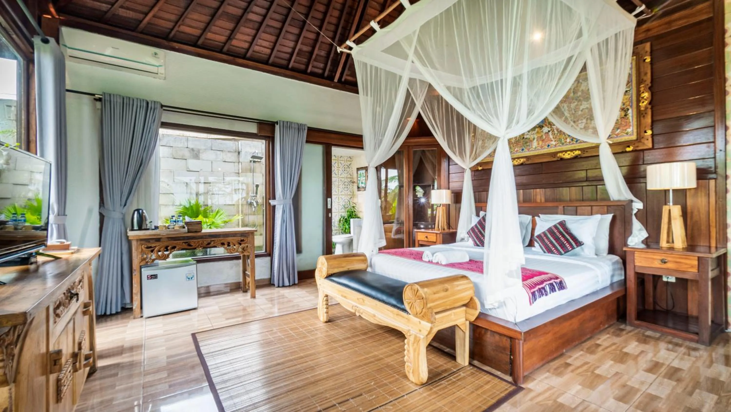 oven, Bed in Umakelod Sebatu Villas