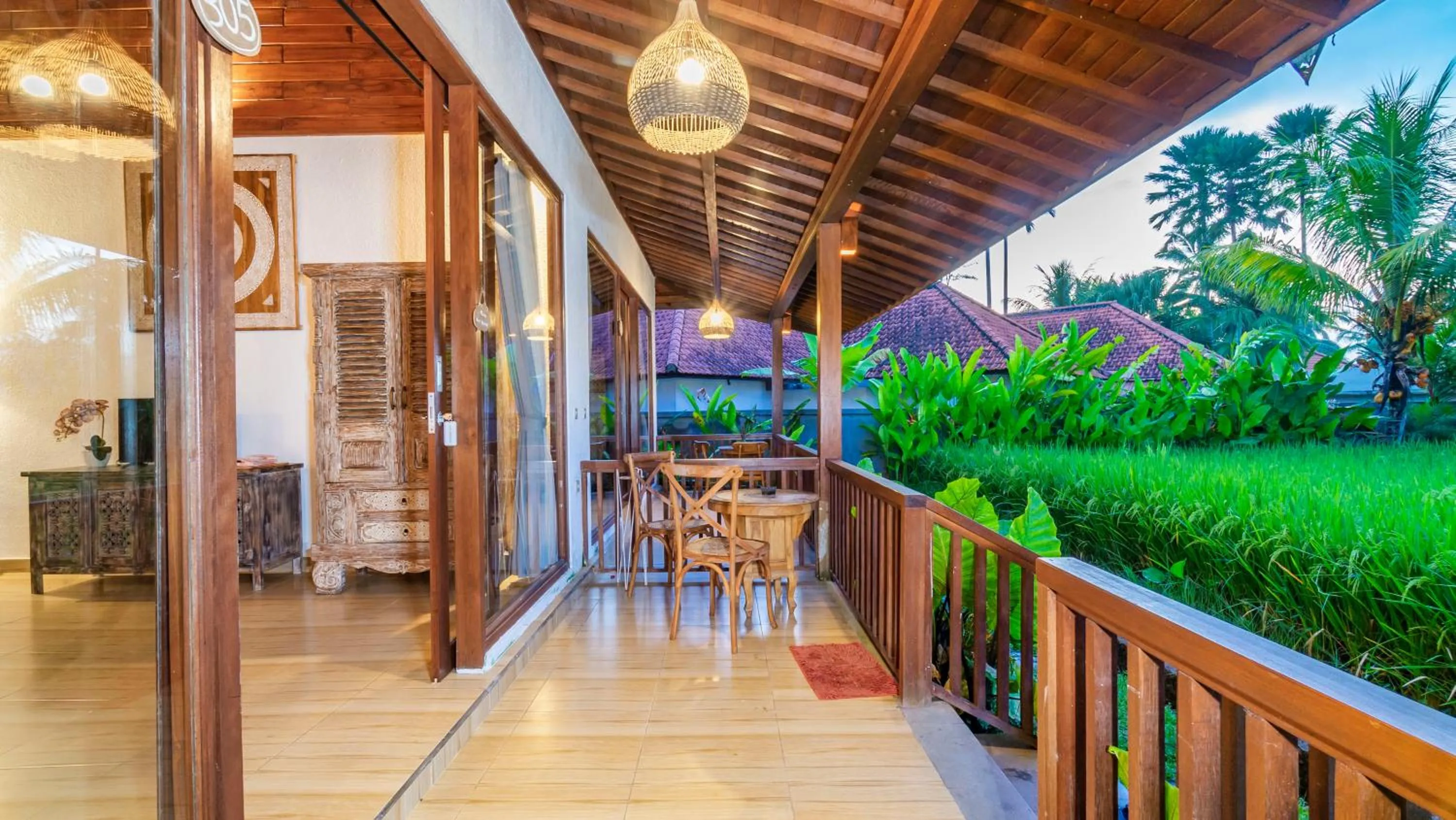Balcony/Terrace in Umakelod Sebatu Villas