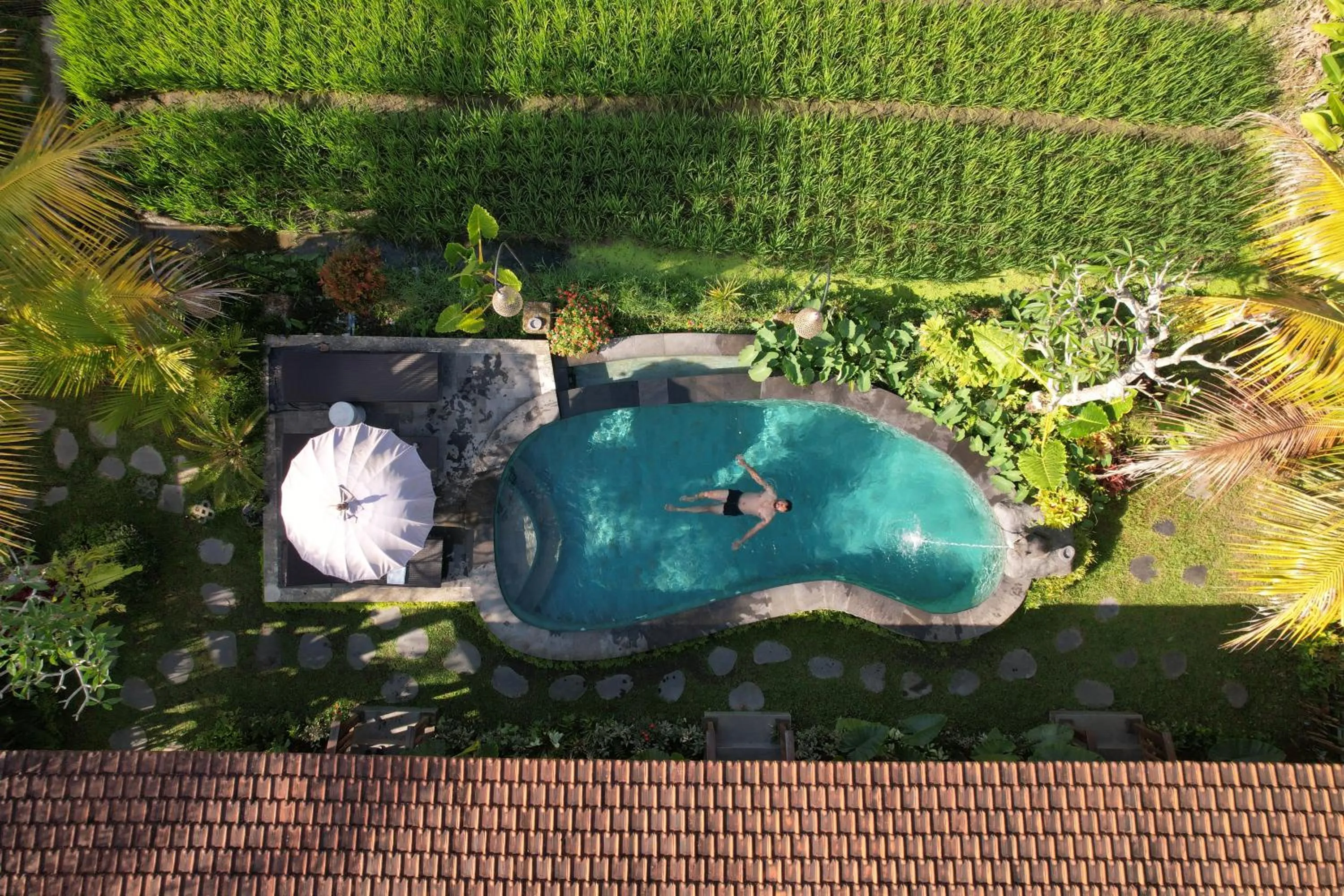Swimming pool in Umakelod Sebatu Villas