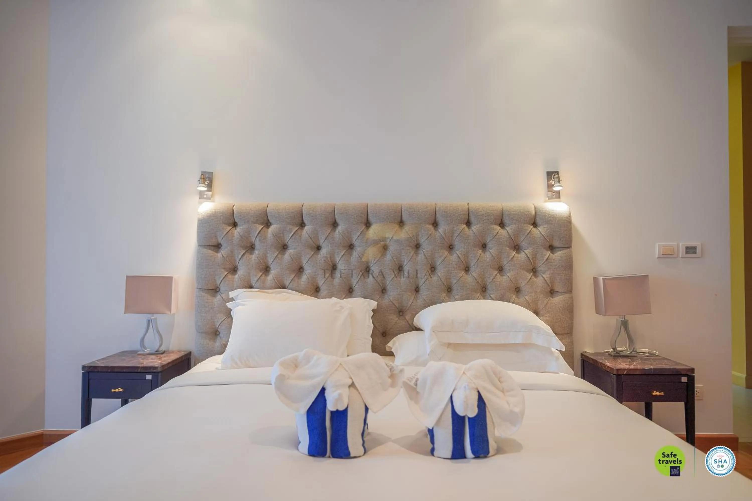 Bed in Teetara Villa Patong