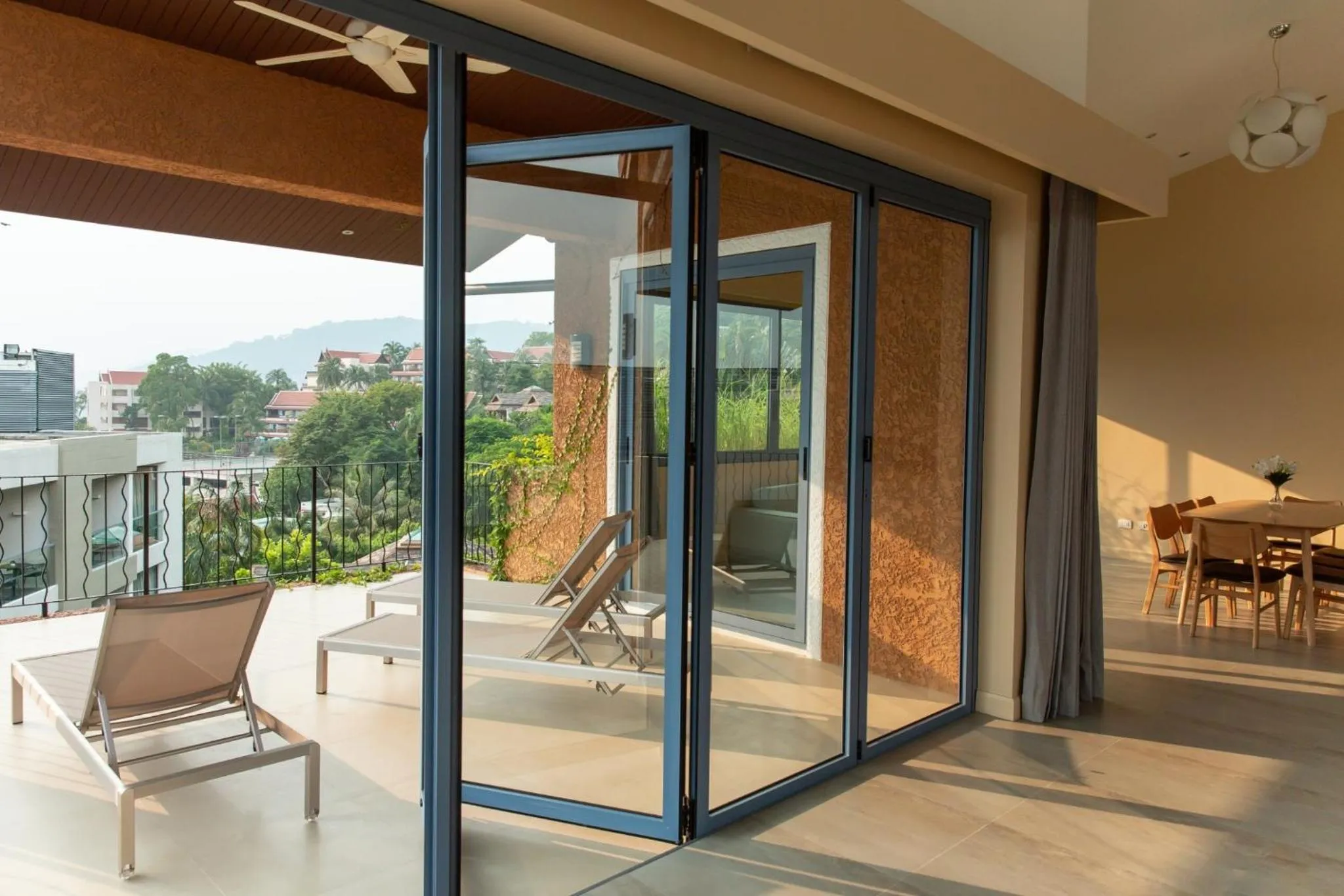 Patio in Teetara Villa Patong