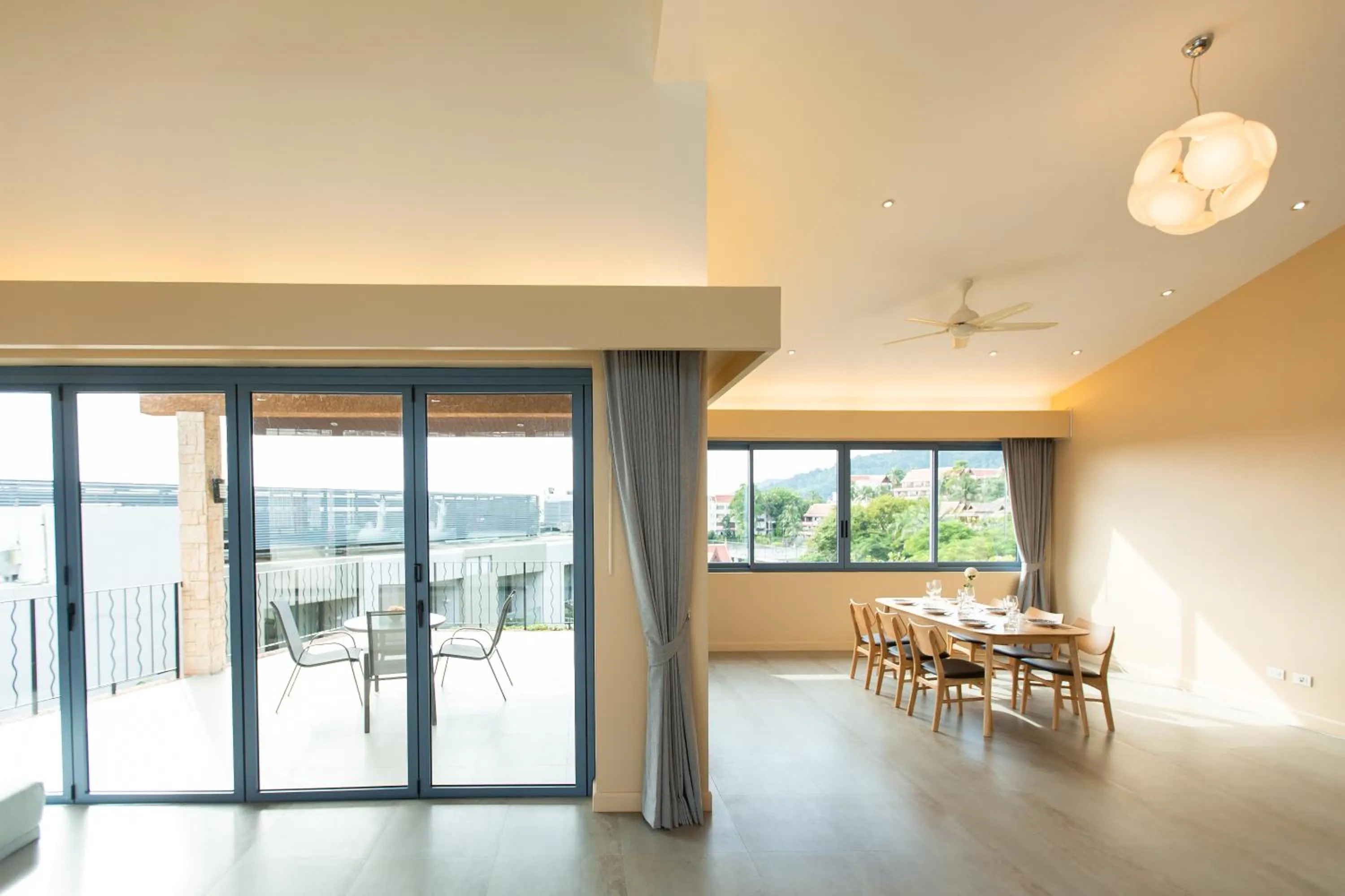 Seating area in Teetara Villa Patong