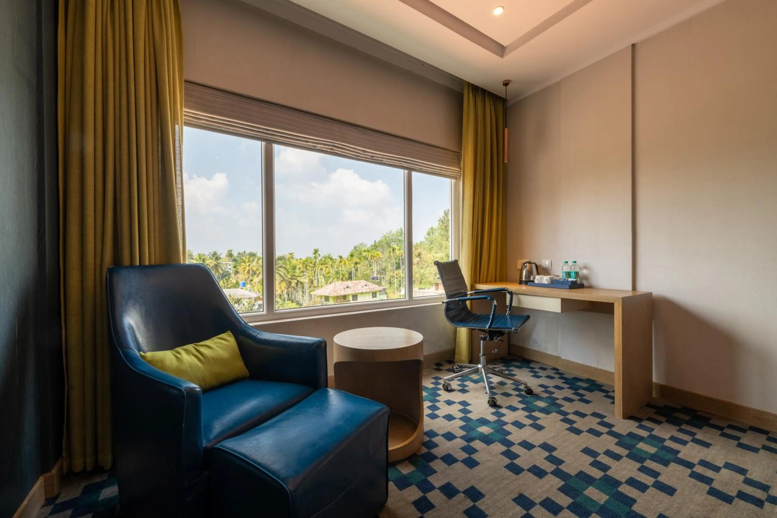 Seating area in Mintotel Wayanad