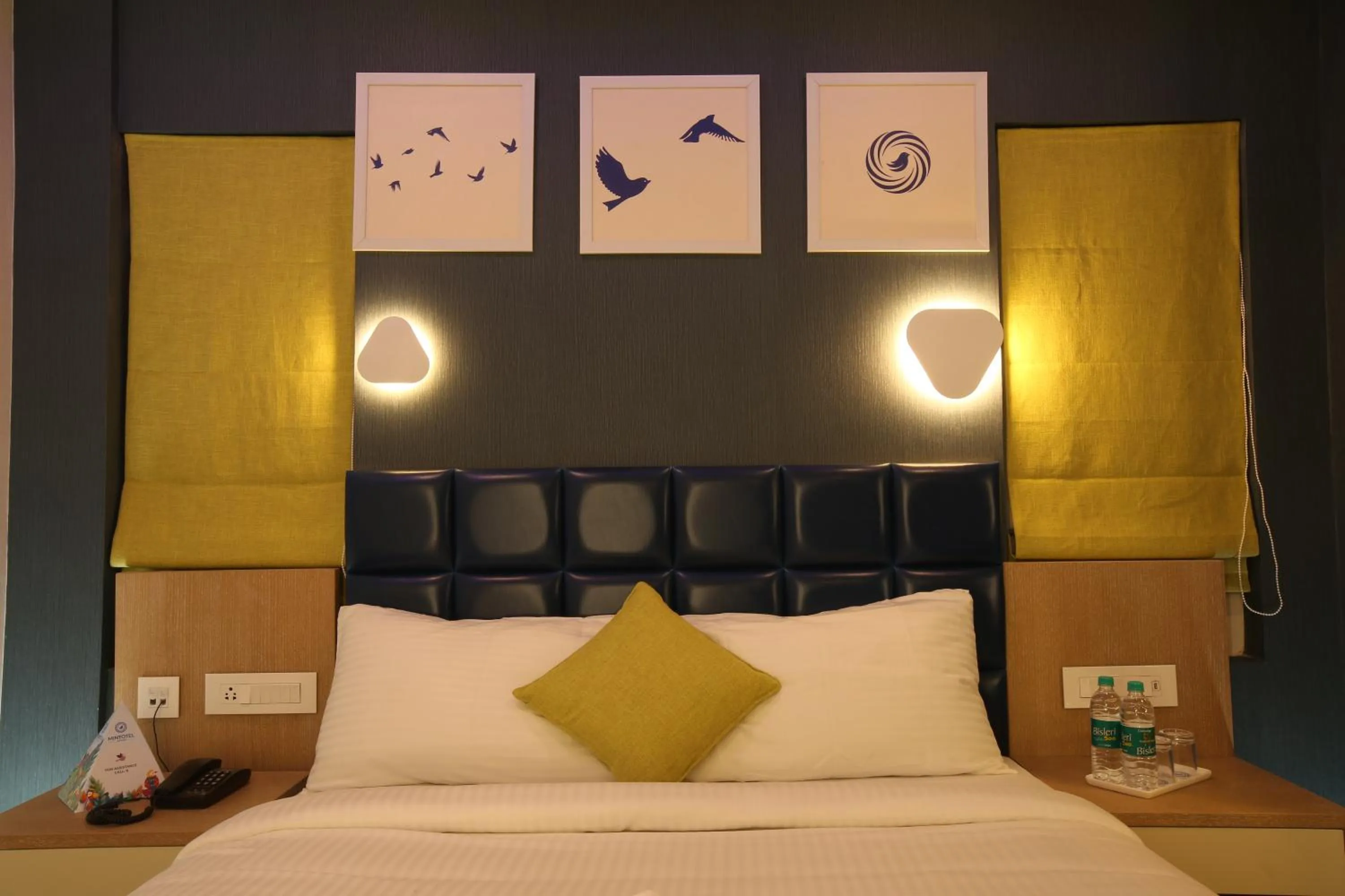 Bed in Mintotel Wayanad