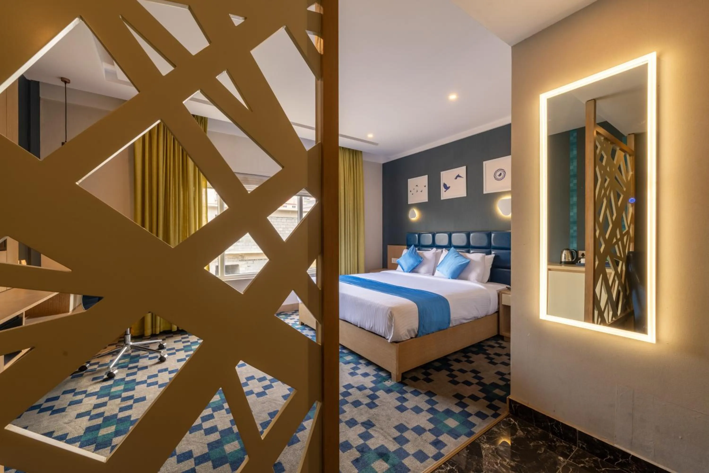 Photo of the whole room, Bed in Mintotel Wayanad