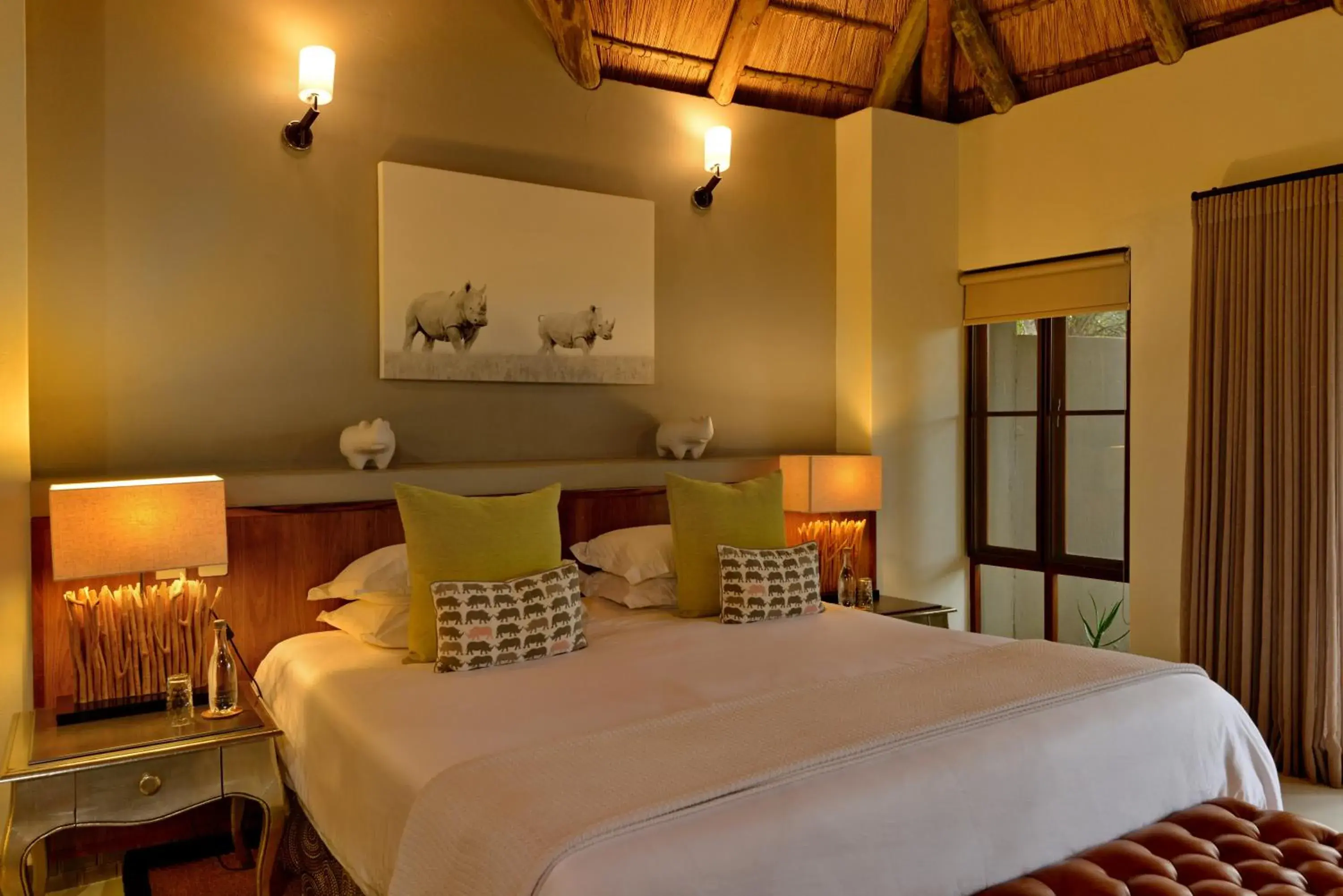 Bed in Tambuti Lodge Bed in Tambuti Lodge