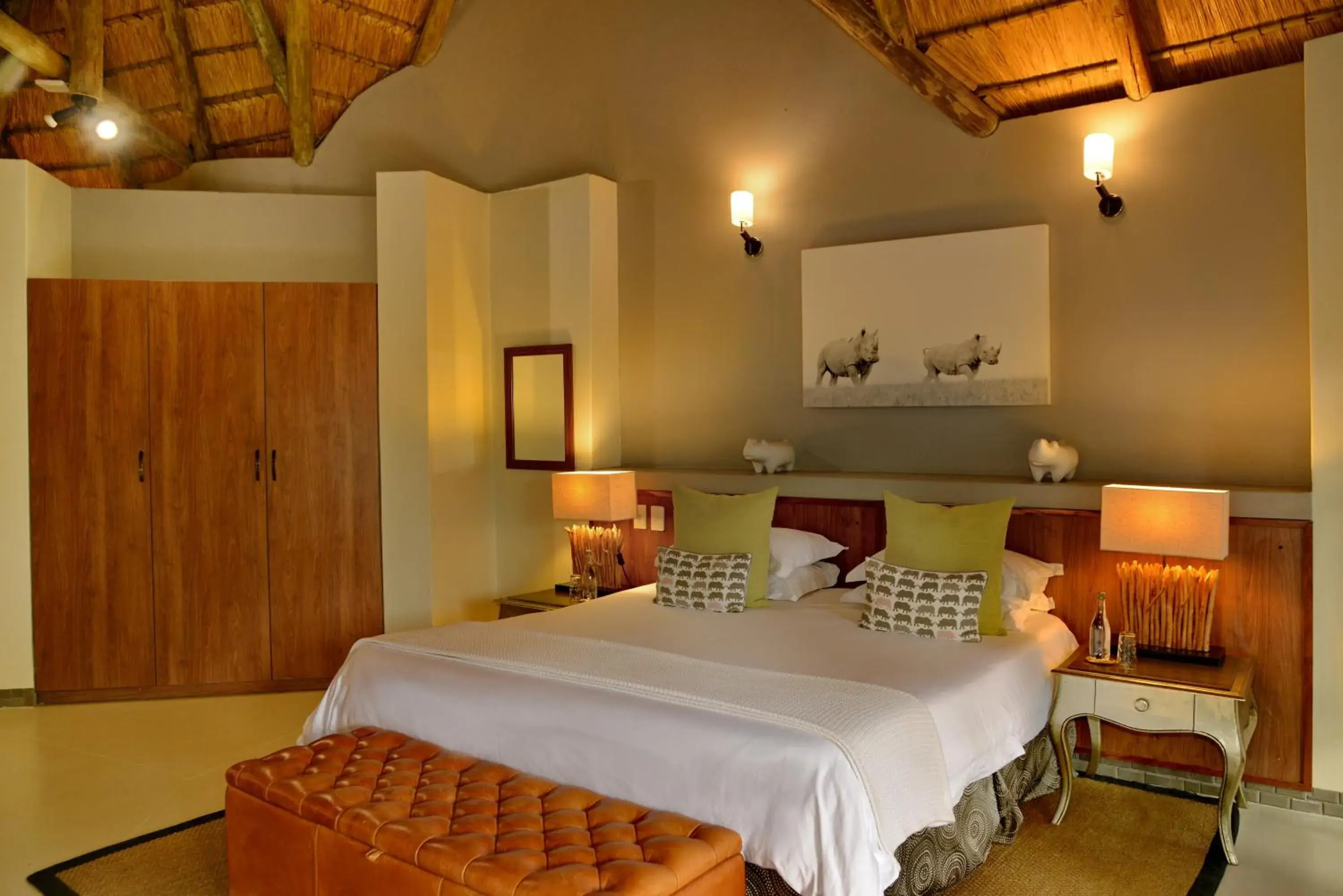 Bed in Tambuti Lodge Bed in Tambuti Lodge