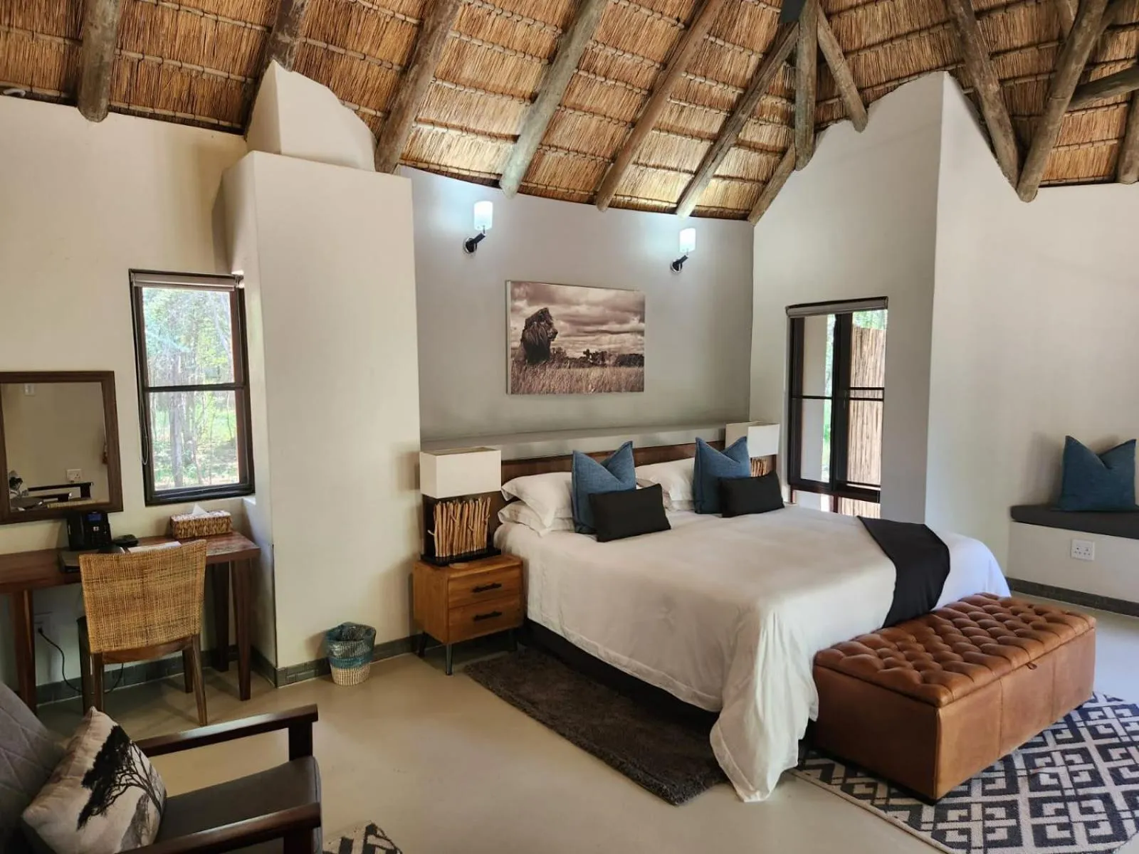Bed in Tambuti Lodge