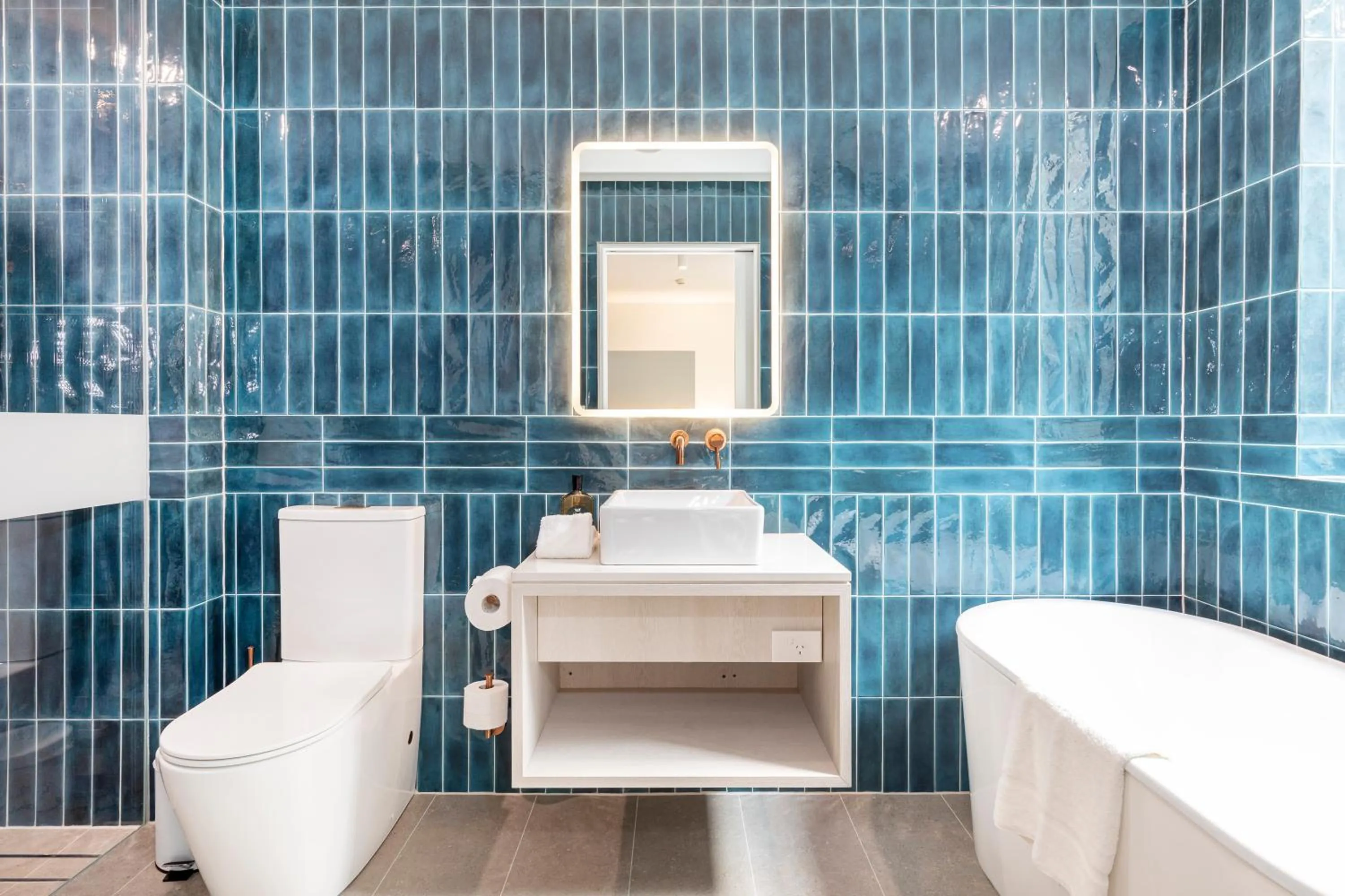 Bathroom in The Albert Mosman