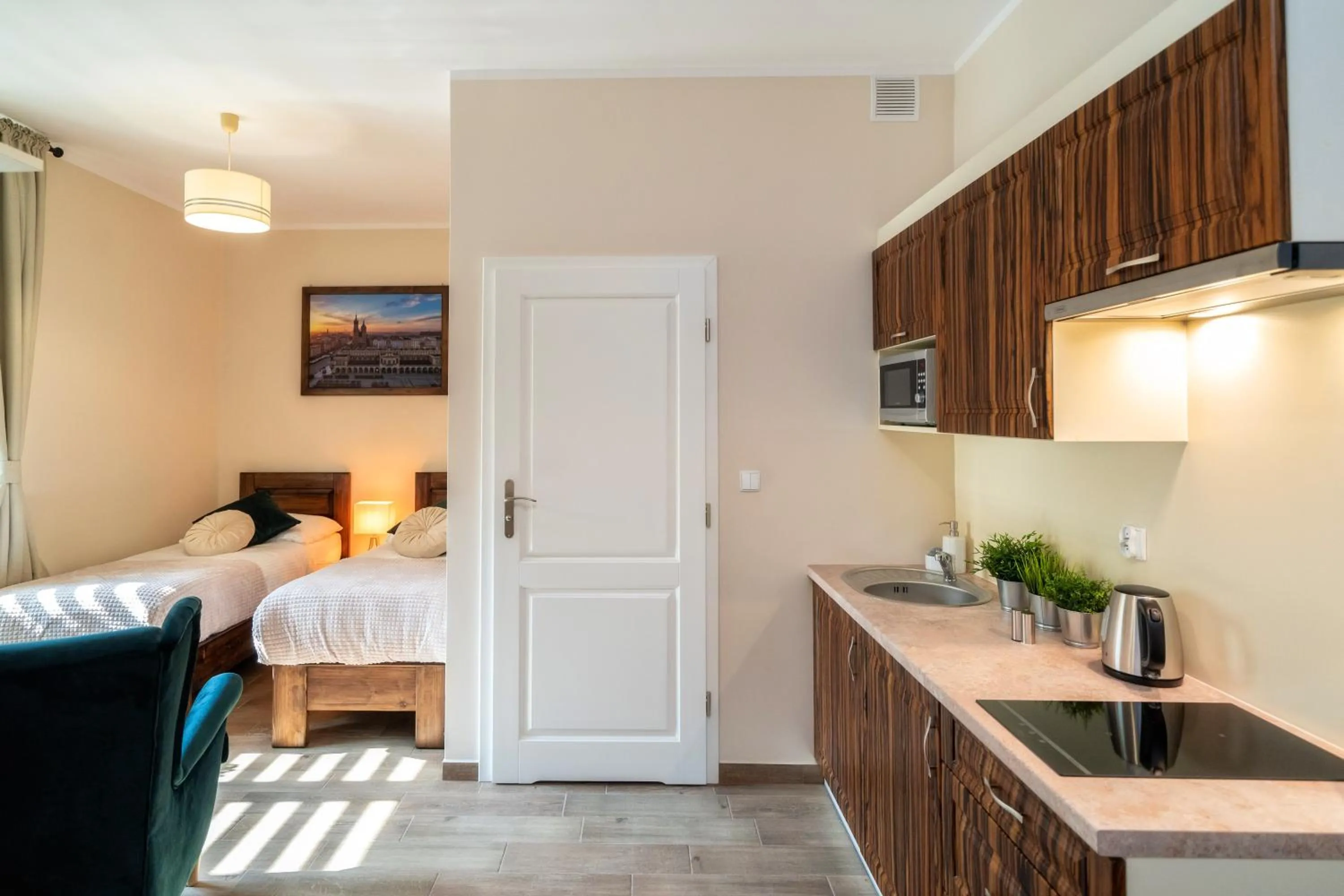 Bed in Apartments 17 Szewska