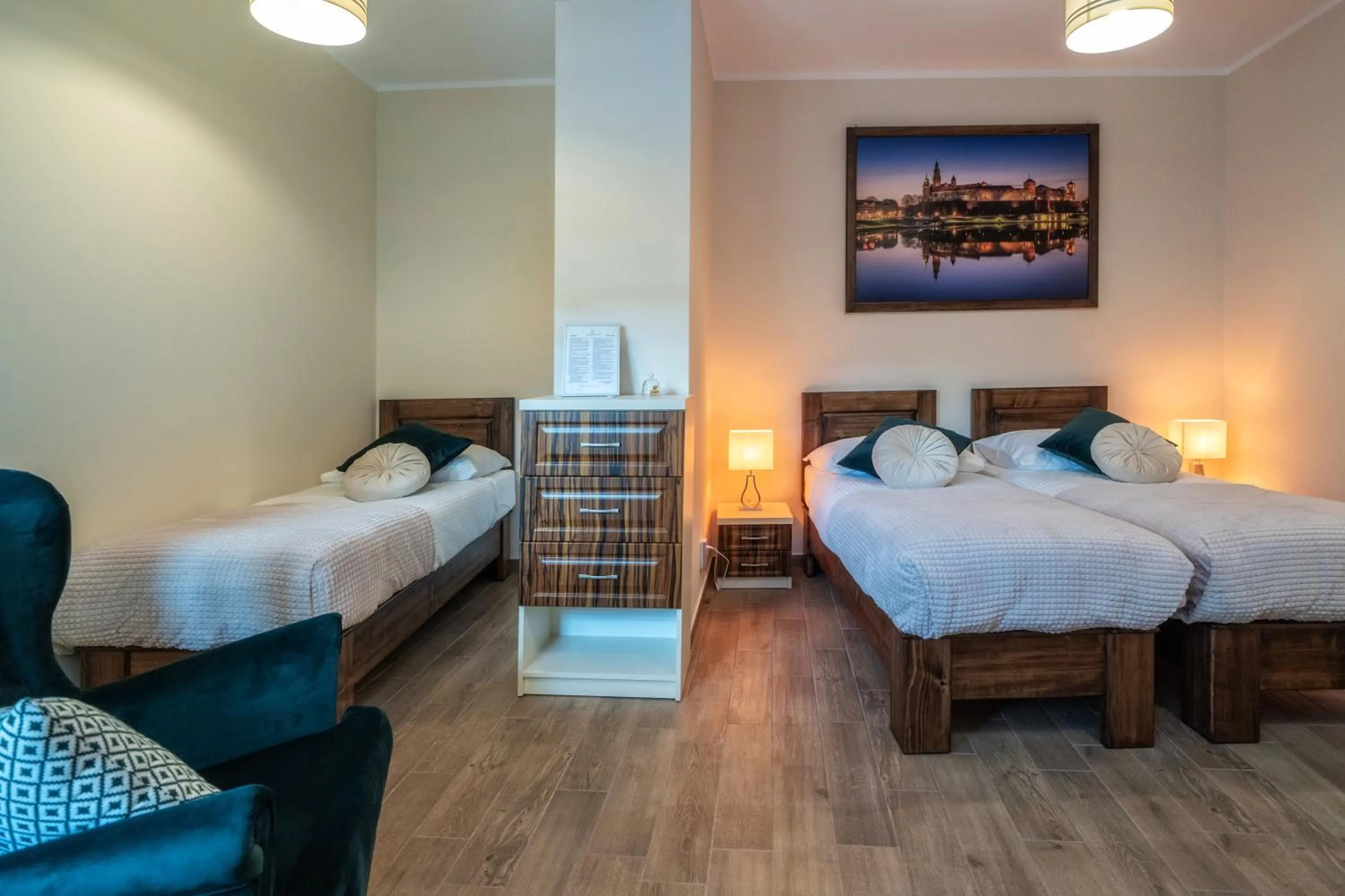 Bed in Apartments 17 Szewska