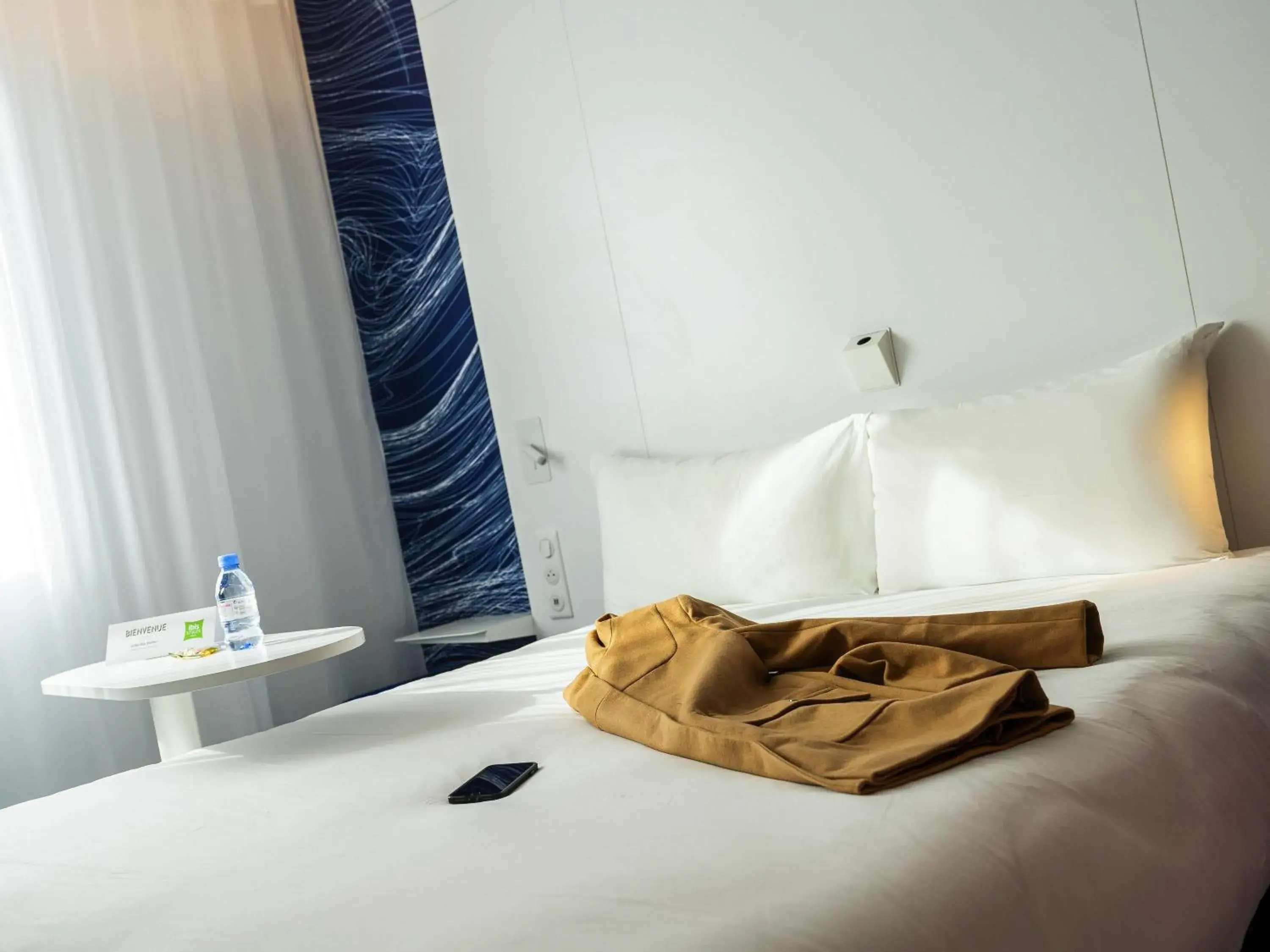 Bedroom, Bed in ibis Styles Paris Orly Airport Bedroom, Bed in ibis Styles Paris Orly Airport
